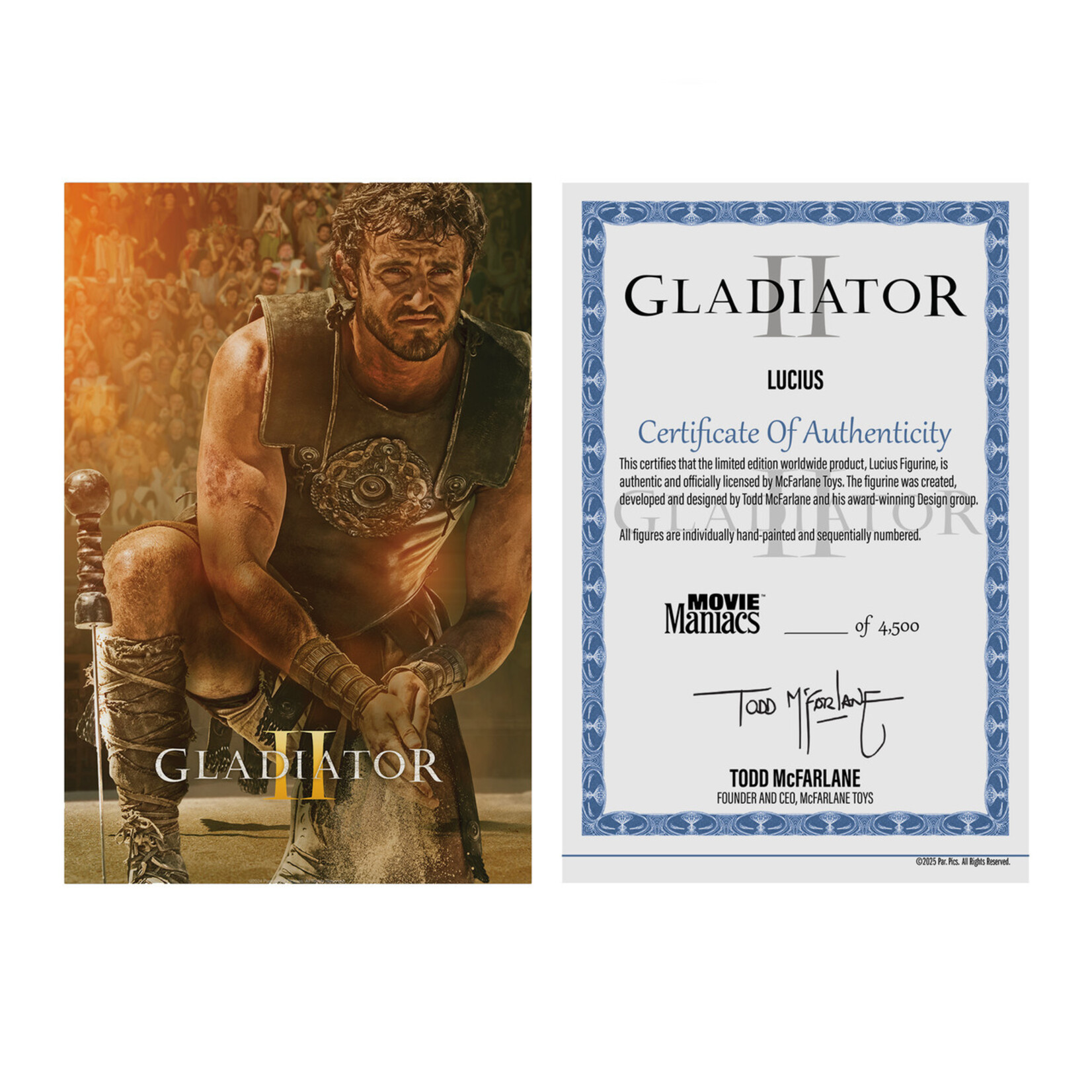 McFarlane Toys McFarlane Toys Gladiator II Movie Maniacs PVC Statue Lucius 16 cm