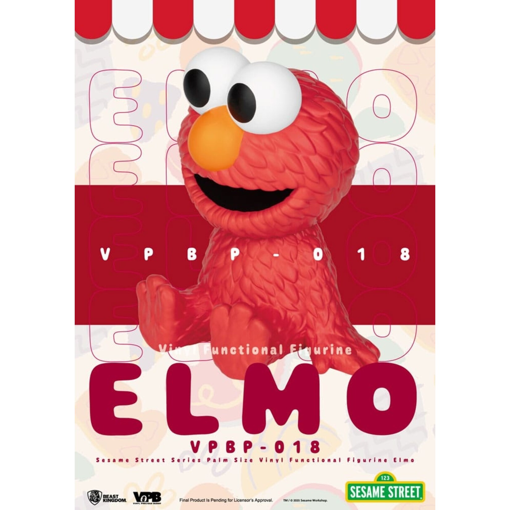 Beast Kingdom Beast Kingdom Sesame Street Vinyl Piggy Bank Elmo 12 cm