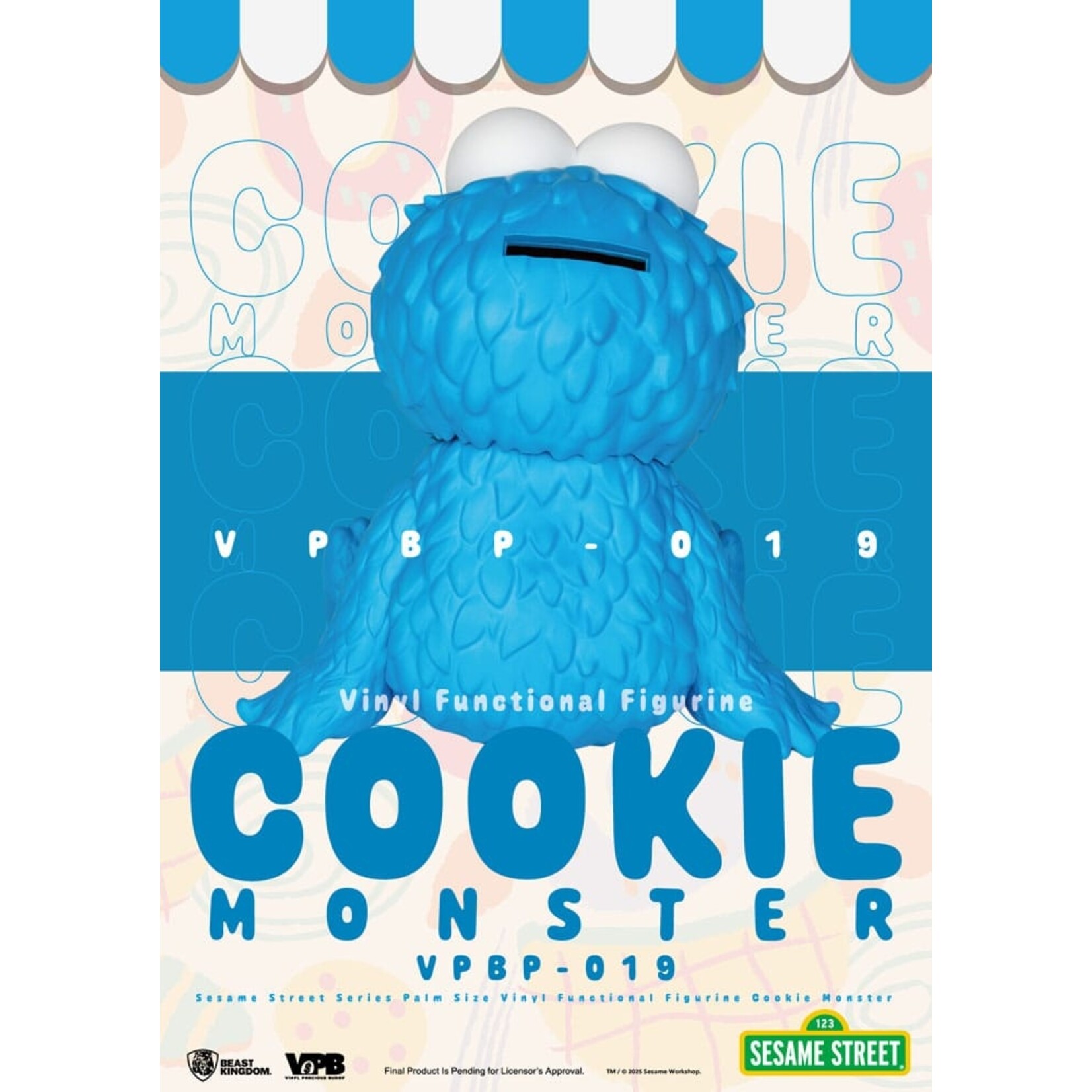 Beast Kingdom Beast Kingdom Sesame Street Vinyl Piggy Bank Cookie Monster 12 cm