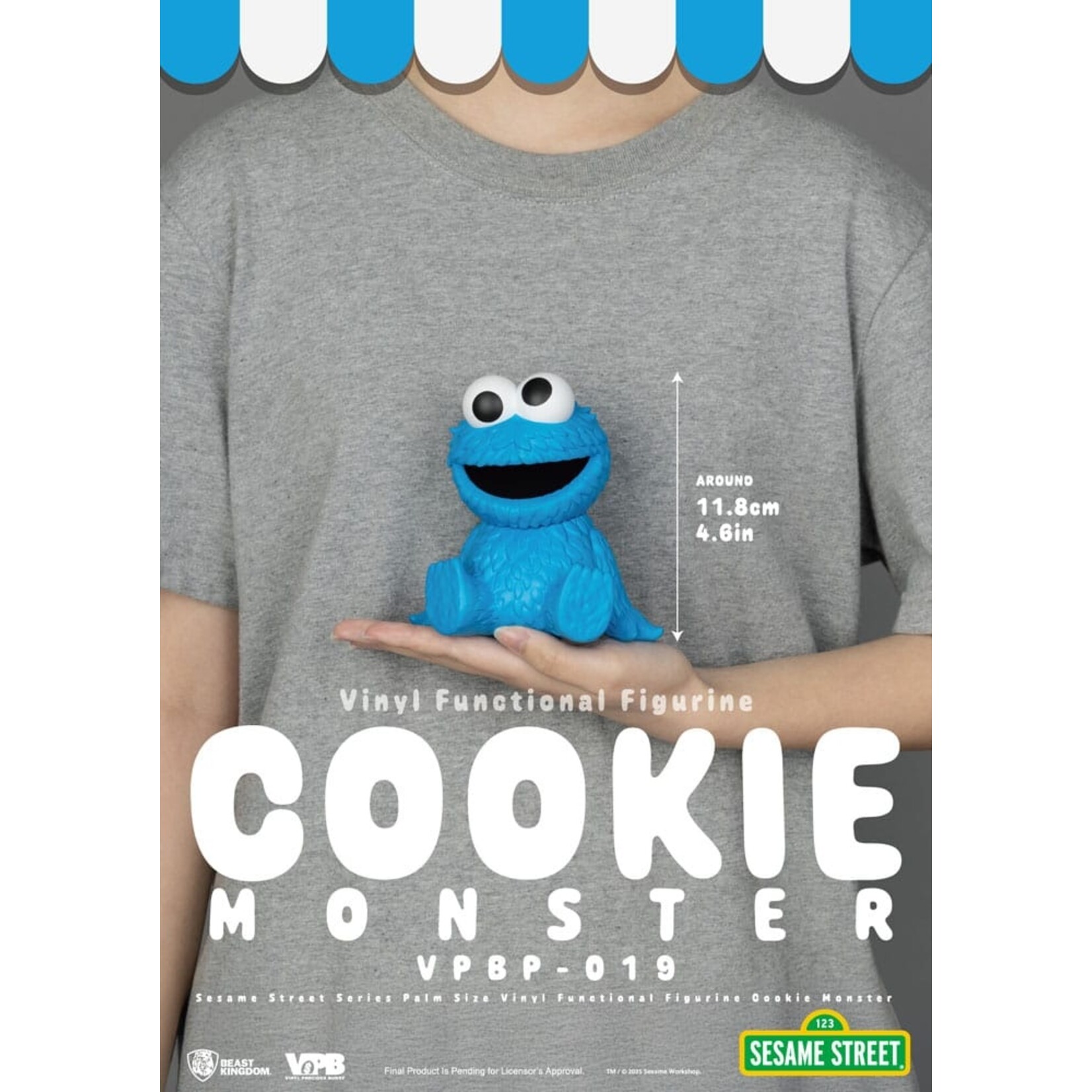 Beast Kingdom Beast Kingdom Sesame Street Vinyl Piggy Bank Cookie Monster 12 cm