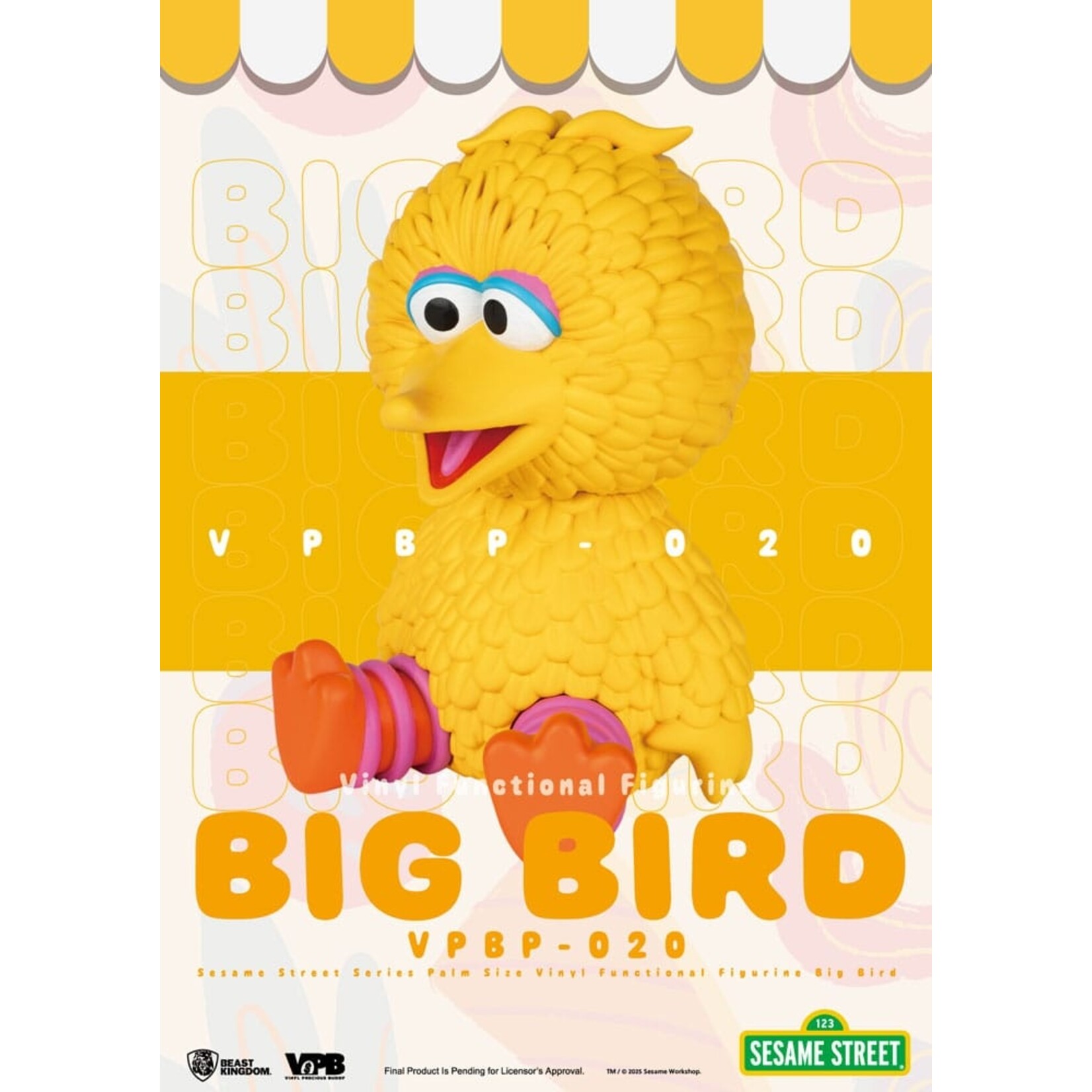 Beast Kingdom Beast Kingdom Sesame Street Vinyl Piggy Bank Big Bird 12 cm