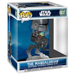 Funko Funko Star Wars: The Mandalorian and Grogu POP! Deluxe Vinyl Figure The Mandalorian with Grogu in Imperial Remnant AT-RT 18 cm