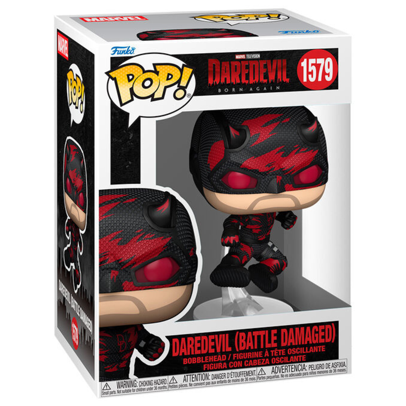 Funko Funko Marvel Daredevil: Born Again POP! Vinyl Figure Daredevil (Battle Damaged) 9 cm
