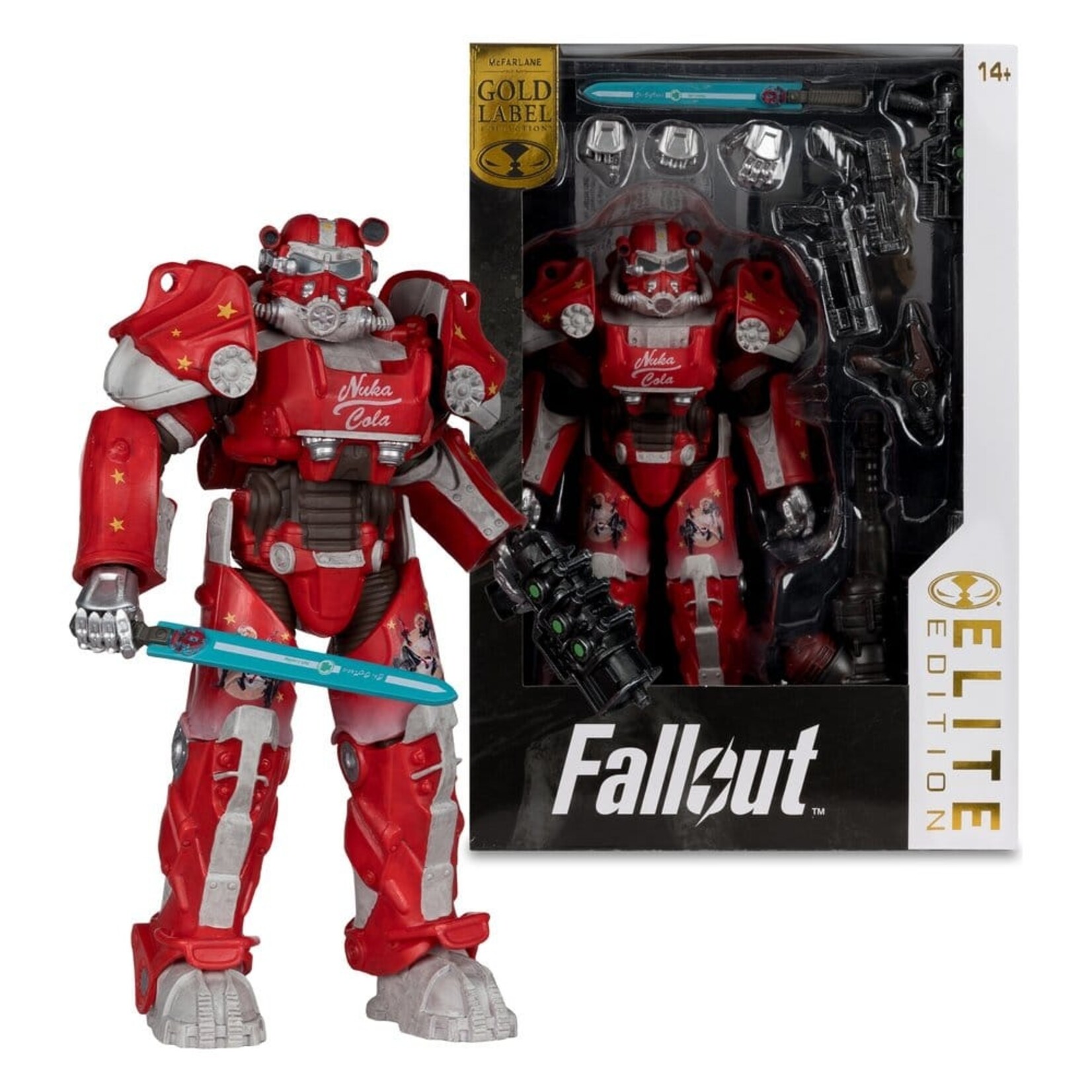 McFarlane Toys McFarlane Toys Fallout 76 Elite Edition Action Figure Nuka Cola T-60 (Gold Label) 19 cm
