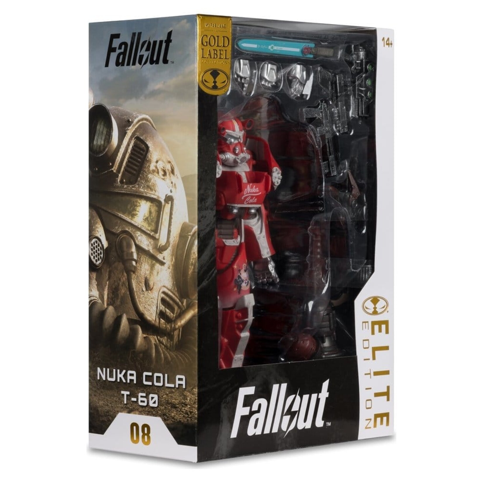 McFarlane Toys McFarlane Toys Fallout 76 Elite Edition Action Figure Nuka Cola T-60 (Gold Label) 19 cm
