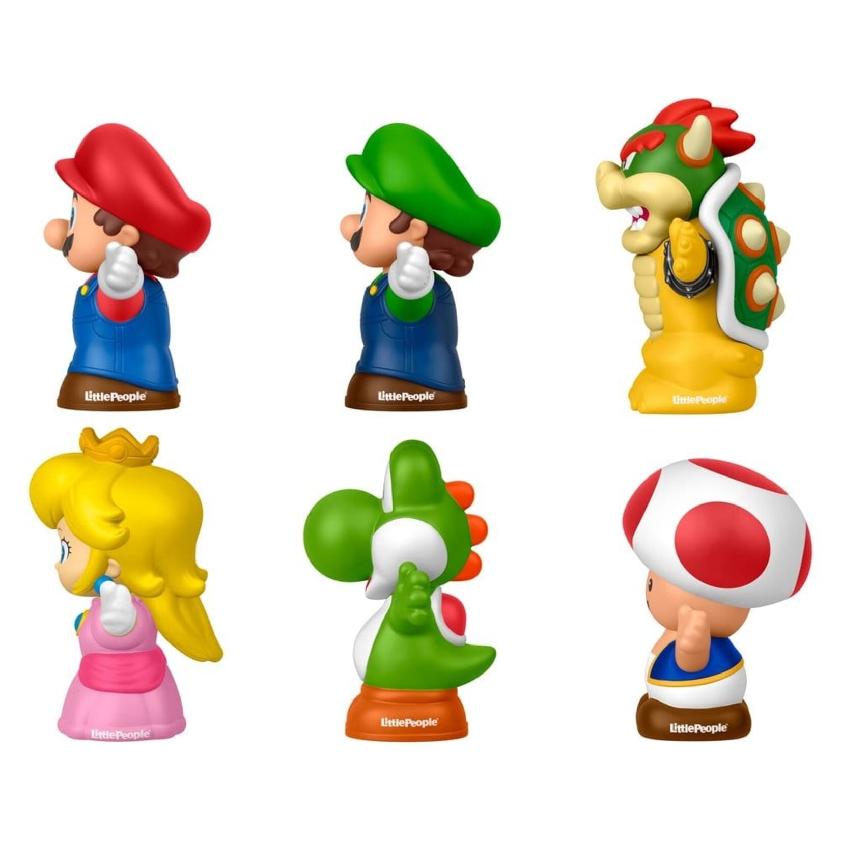 Fisher-Price Fisher-Price My Mario Little People Collector Mini Figures 6-Pack