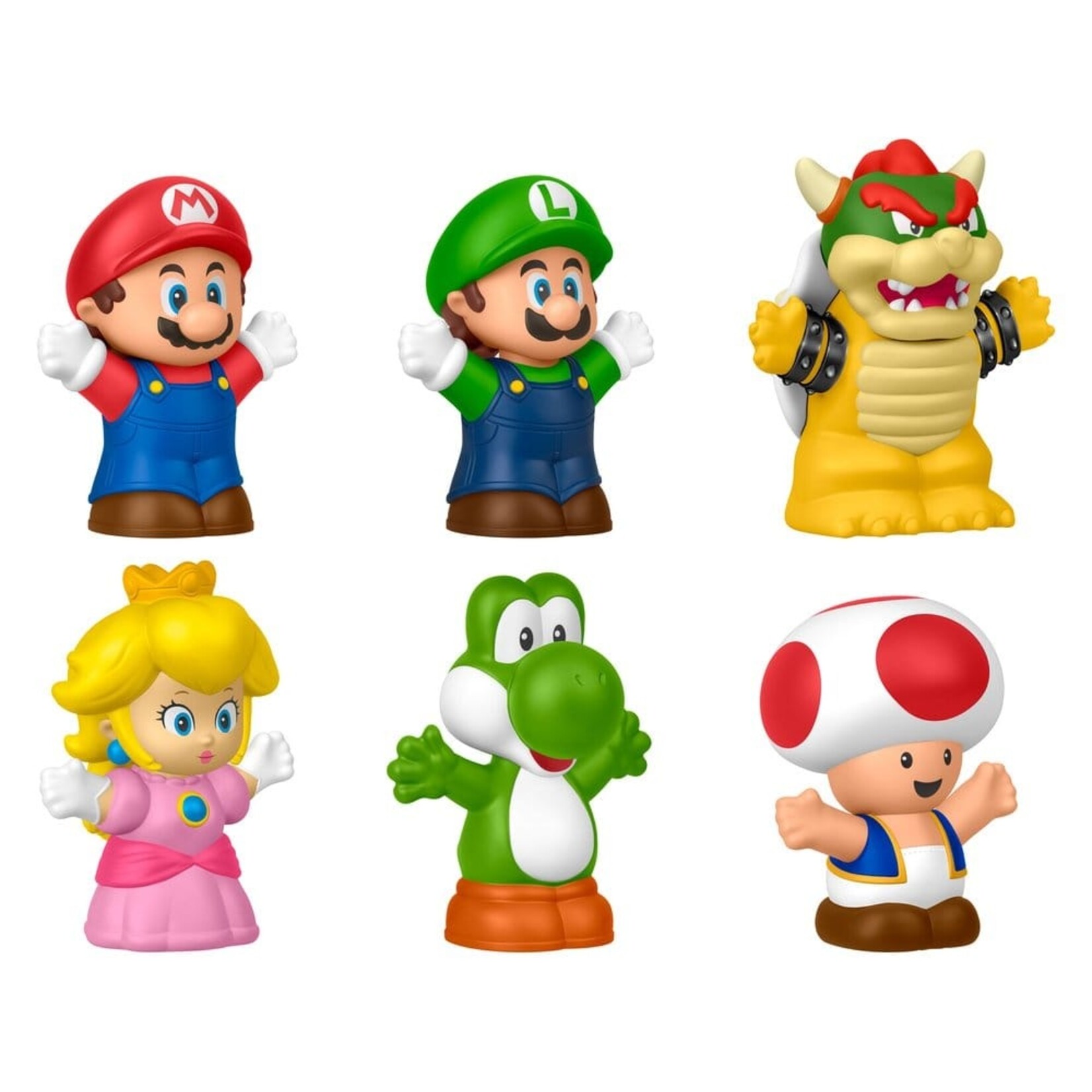 Fisher-Price Fisher-Price My Mario Little People Collector Mini Figures 6-Pack