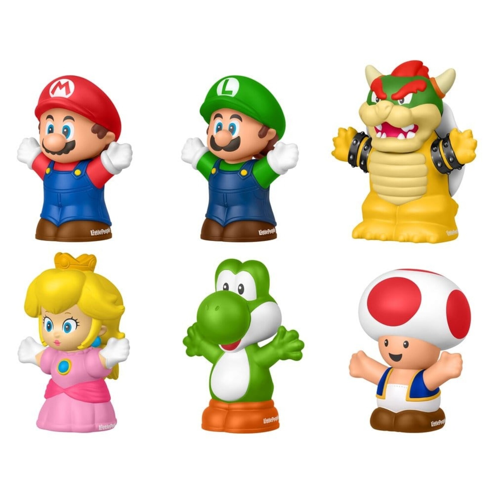 Fisher-Price Fisher-Price My Mario Little People Collector Mini Figures 6-Pack