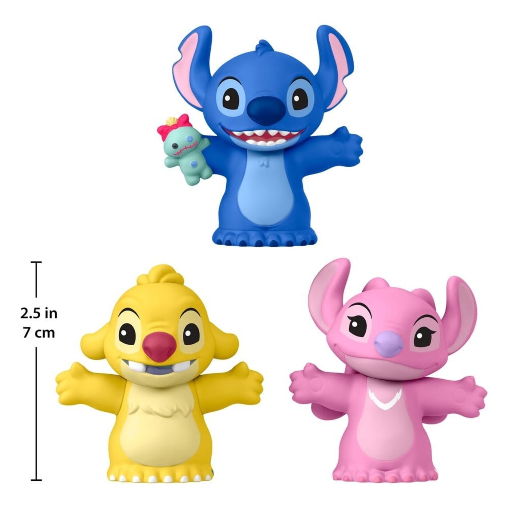 Fisher-Price Fisher-Price Disney Lilo & Stitch Little People Collector Mini Figures Stitch & The Cousins 3-Pack