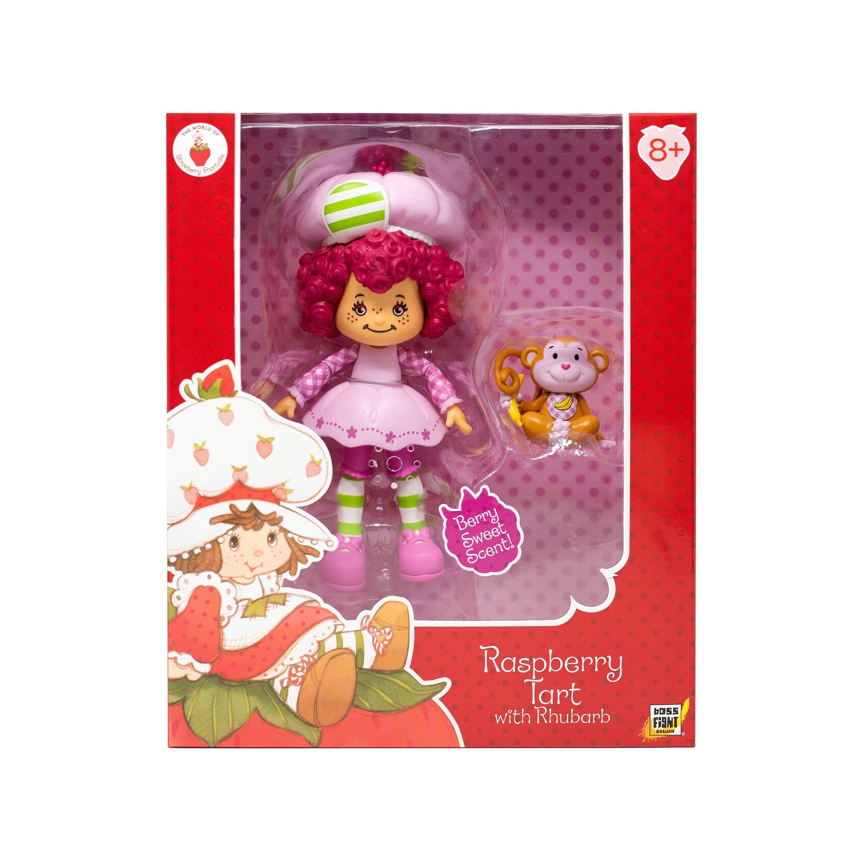 Boss Fight Studio Boss Fight Studio Strawberry Shortcake Action Figure Raspberry Tart & Rhubarb Monkey