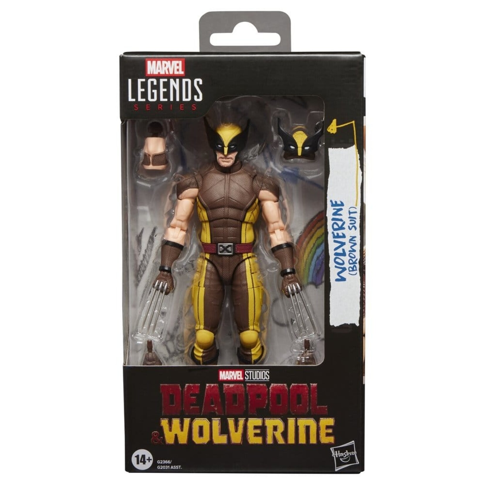 Hasbro Hasbro Marvel Legends Deadpool & Wolverine Action Figure Wolverine (Brown Suit) 15 cm