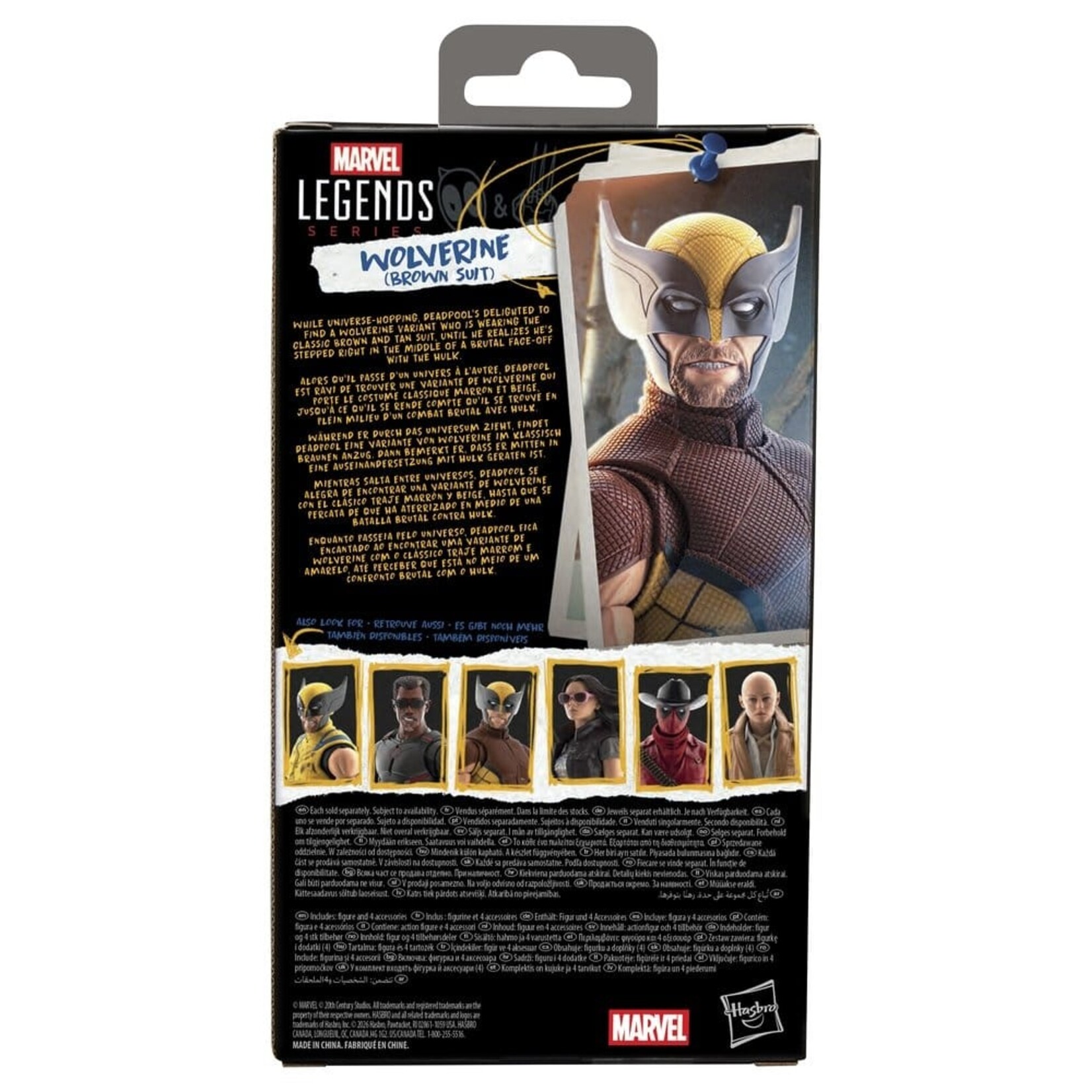 Hasbro Hasbro Marvel Legends Deadpool & Wolverine Action Figure Wolverine (Brown Suit) 15 cm