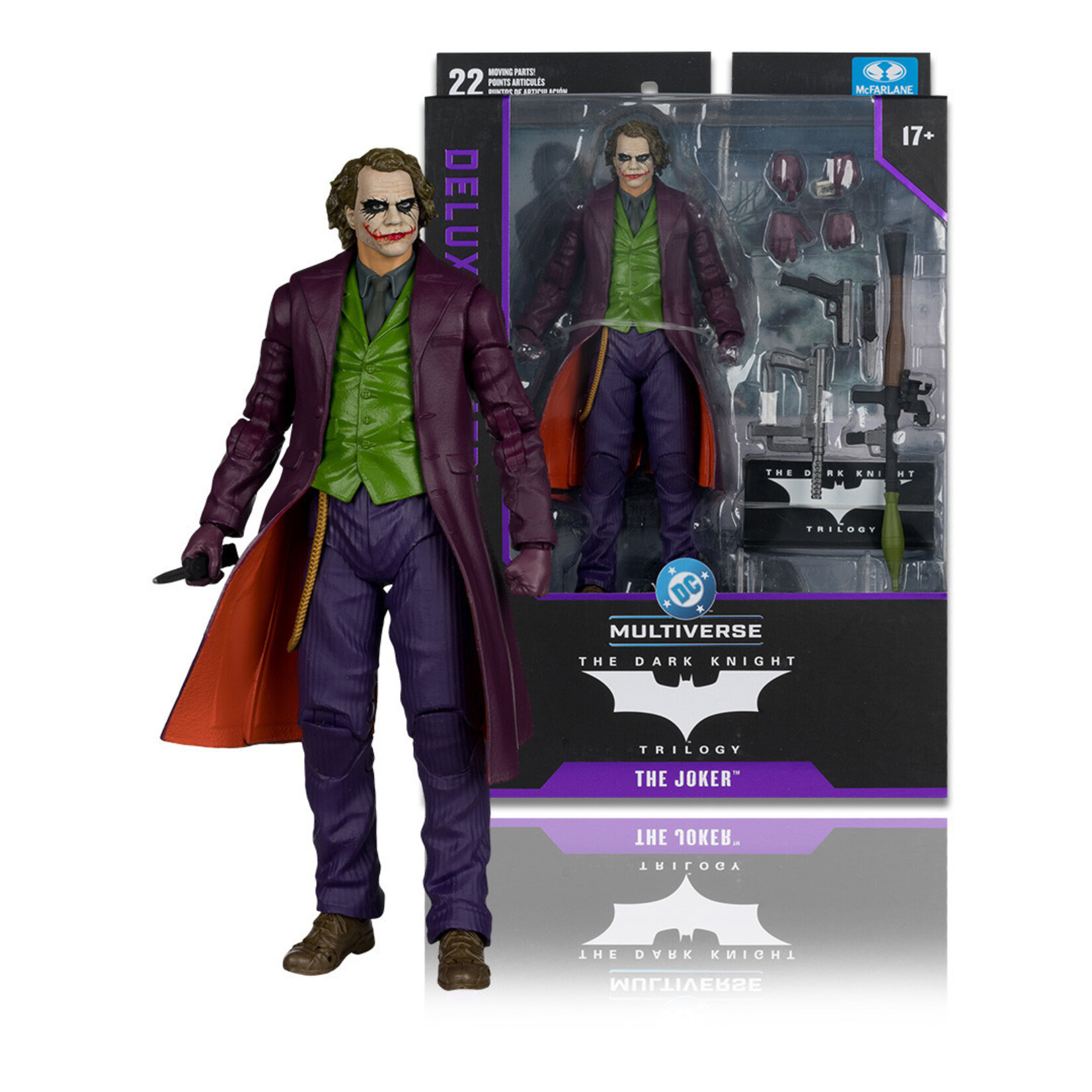 McFarlane Toys McFarlane Toys DC Comics The Dark Knight Deluxe Theatrical Edition Action Figure Joker 18 cm