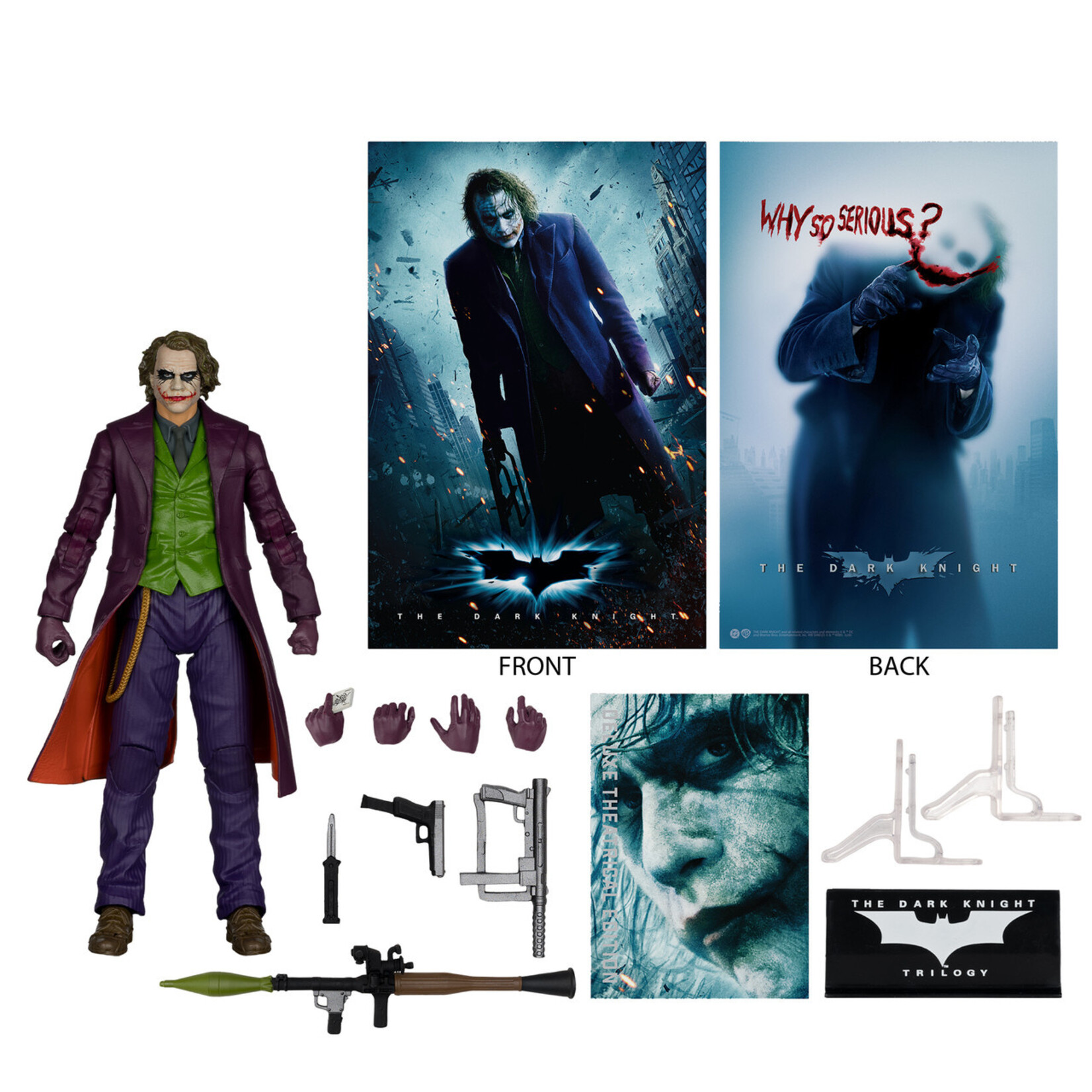 McFarlane Toys McFarlane Toys DC Comics The Dark Knight Deluxe Theatrical Edition Action Figure Joker 18 cm