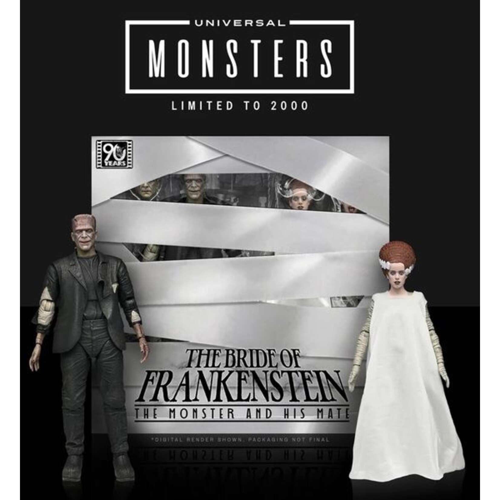 NECA NECA The Bride of Frankenstein Ultimate Action Figure 2-Pack The Monster & His Mate 18 cm