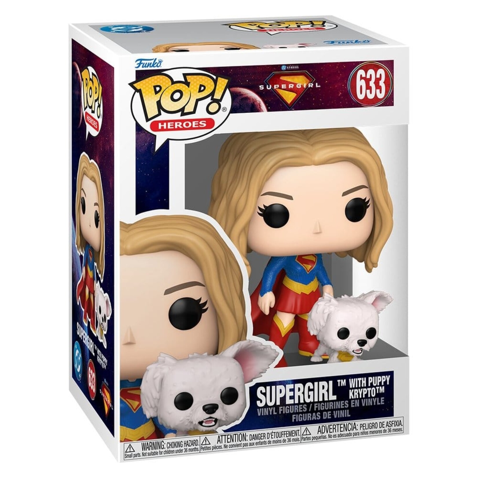 Funko Funko DC Comics Supergirl POP! Movies Vinyl Figure Supergirl with Puppy Krypto 9 cm