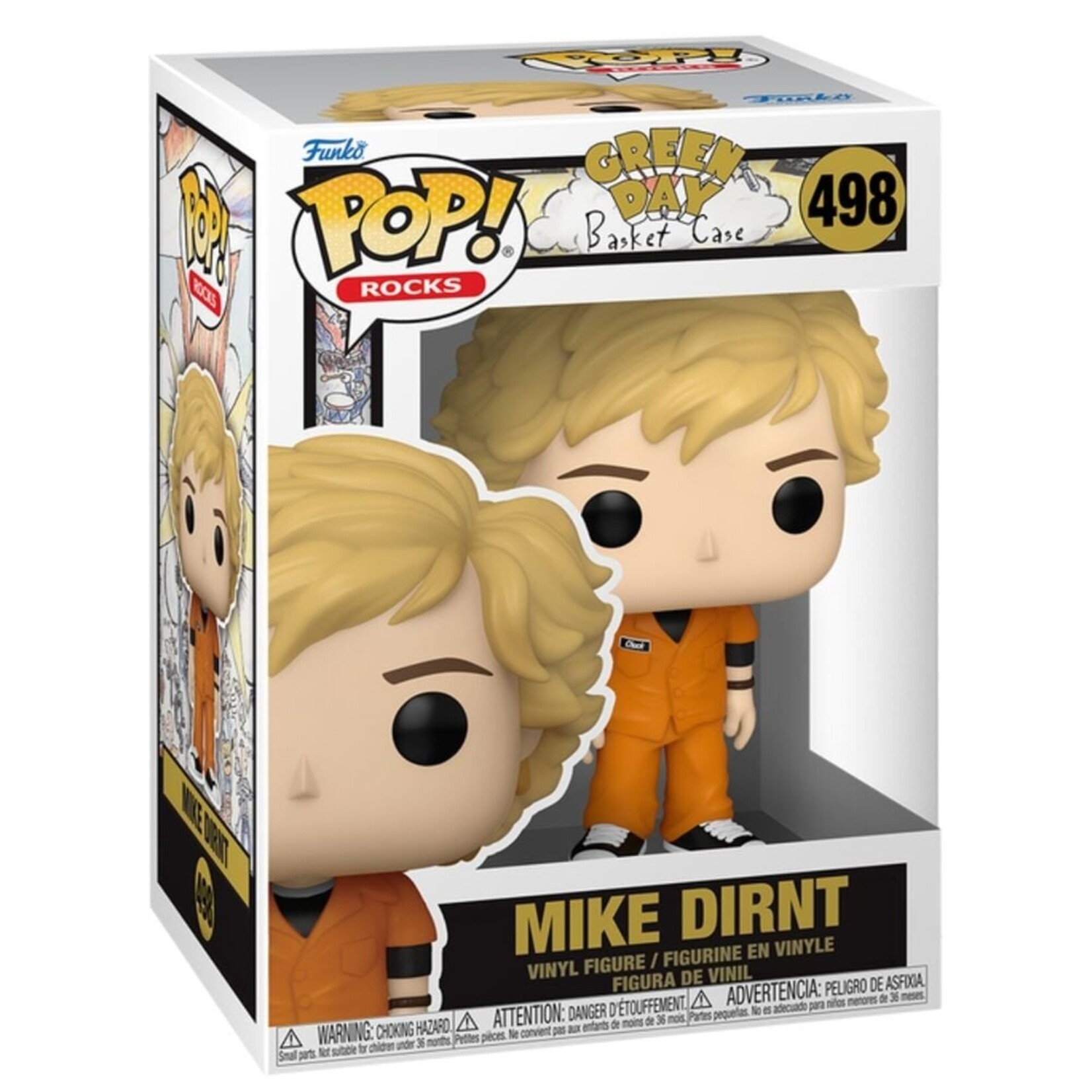 Funko Funko Green Day POP! Rocks Vinyl Figure Mike Dirnt (Basket Case) 9 cm