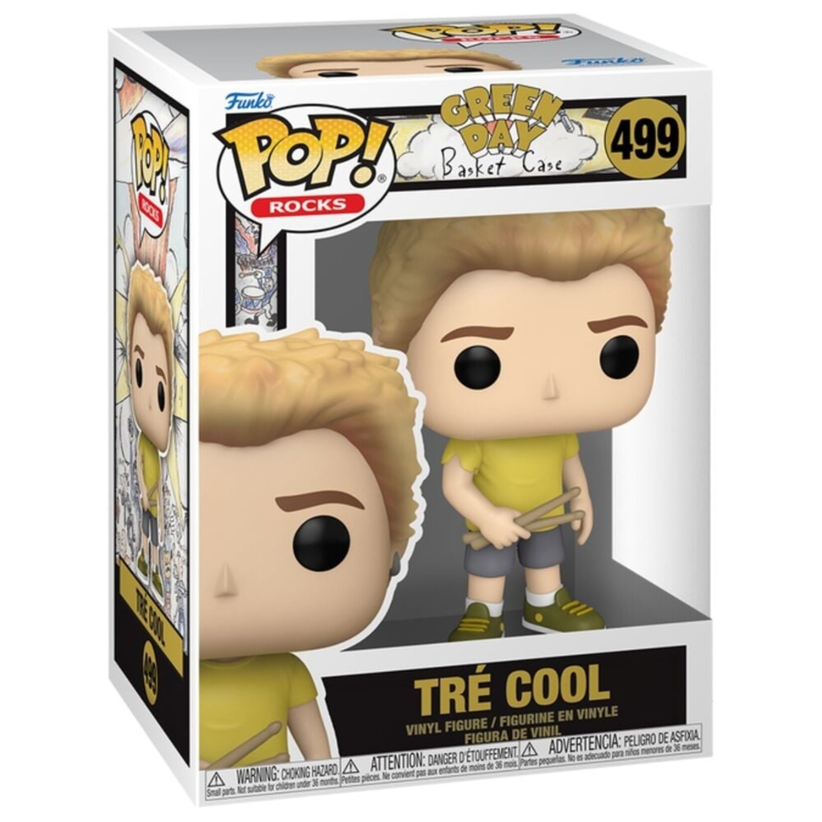 Funko Funko Green Day POP! Rocks Vinyl Figure Tre Cool (Basket Case) 9 cm