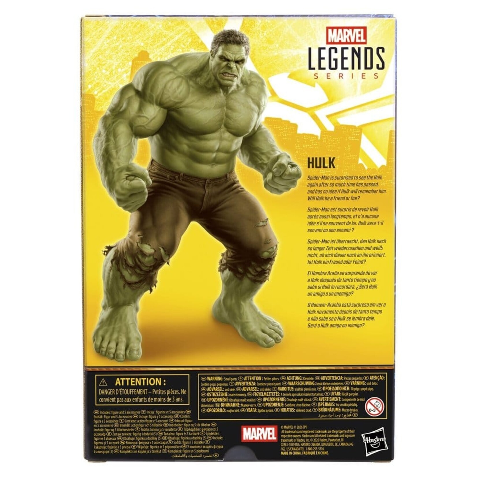 Hasbro Hasbro Marvel Legends Spider-Man: Brand New Day Action Figure Hulk 20 cm
