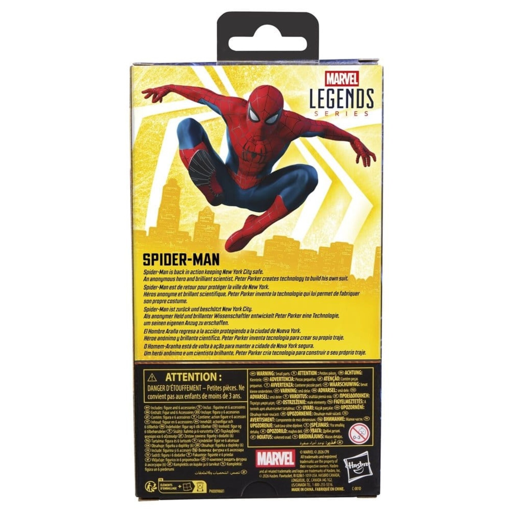 Hasbro Hasbro Marvel Legends Spider-Man: Brand New Day Action Figure Spider-Man 15 cm