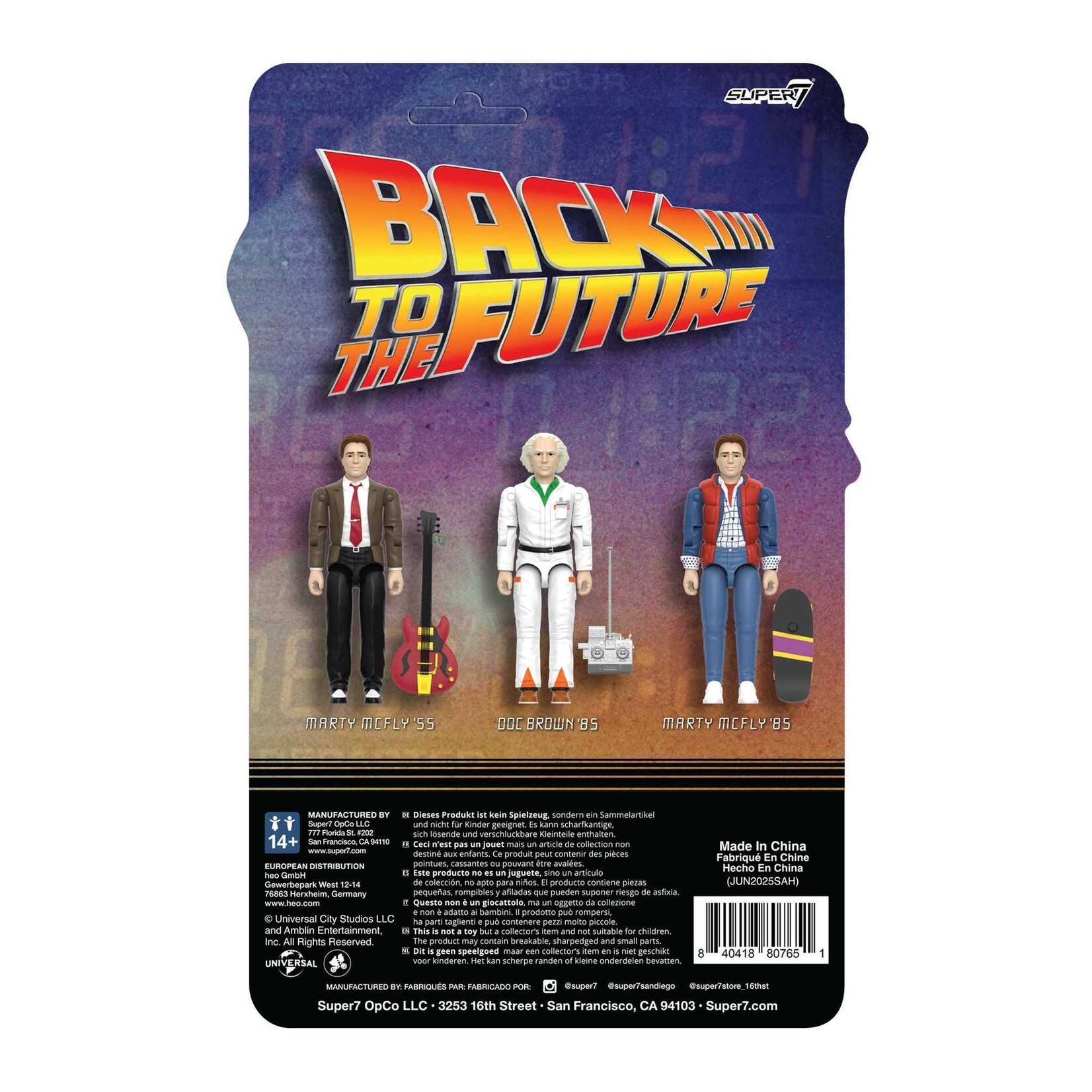 Super7 Super7 Back to the Future ReAction Action Figure Marty McFly '55 10 cm