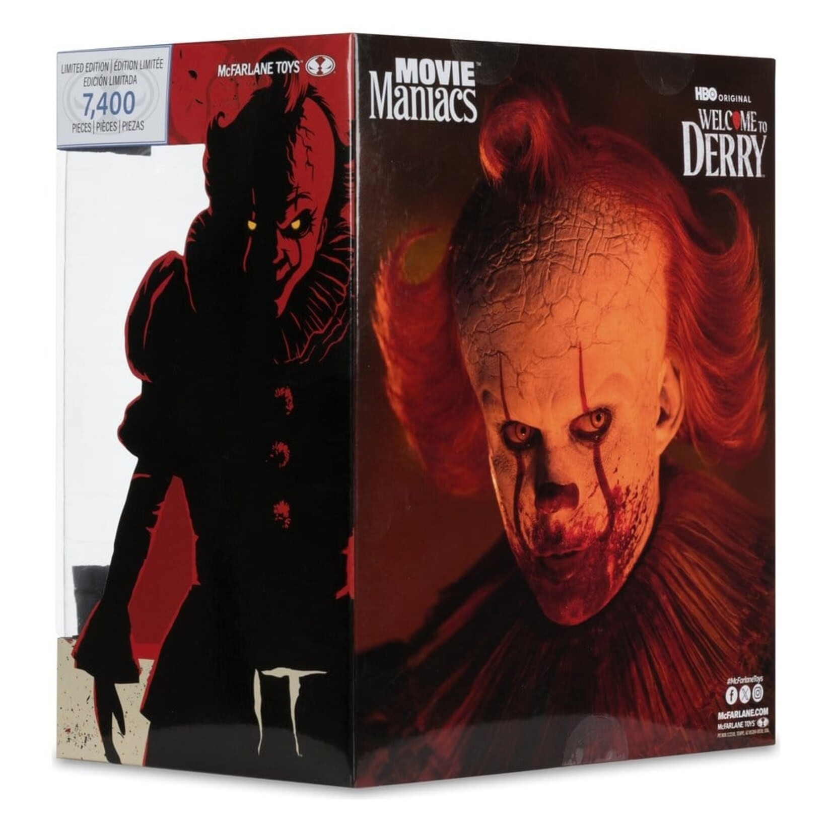 McFarlane Toys McFarlane Toys It: Welcome to Derry Movie Maniacs PVC Statue Pennywise (Bloody) 16 cm