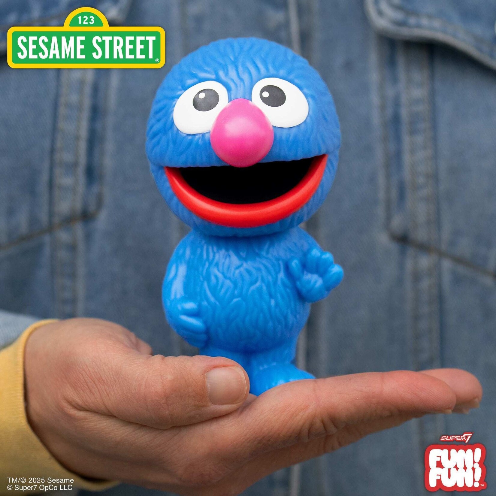 Super7 Super7 Sesame Street Soft Vinyl Figure Grover 18 cm