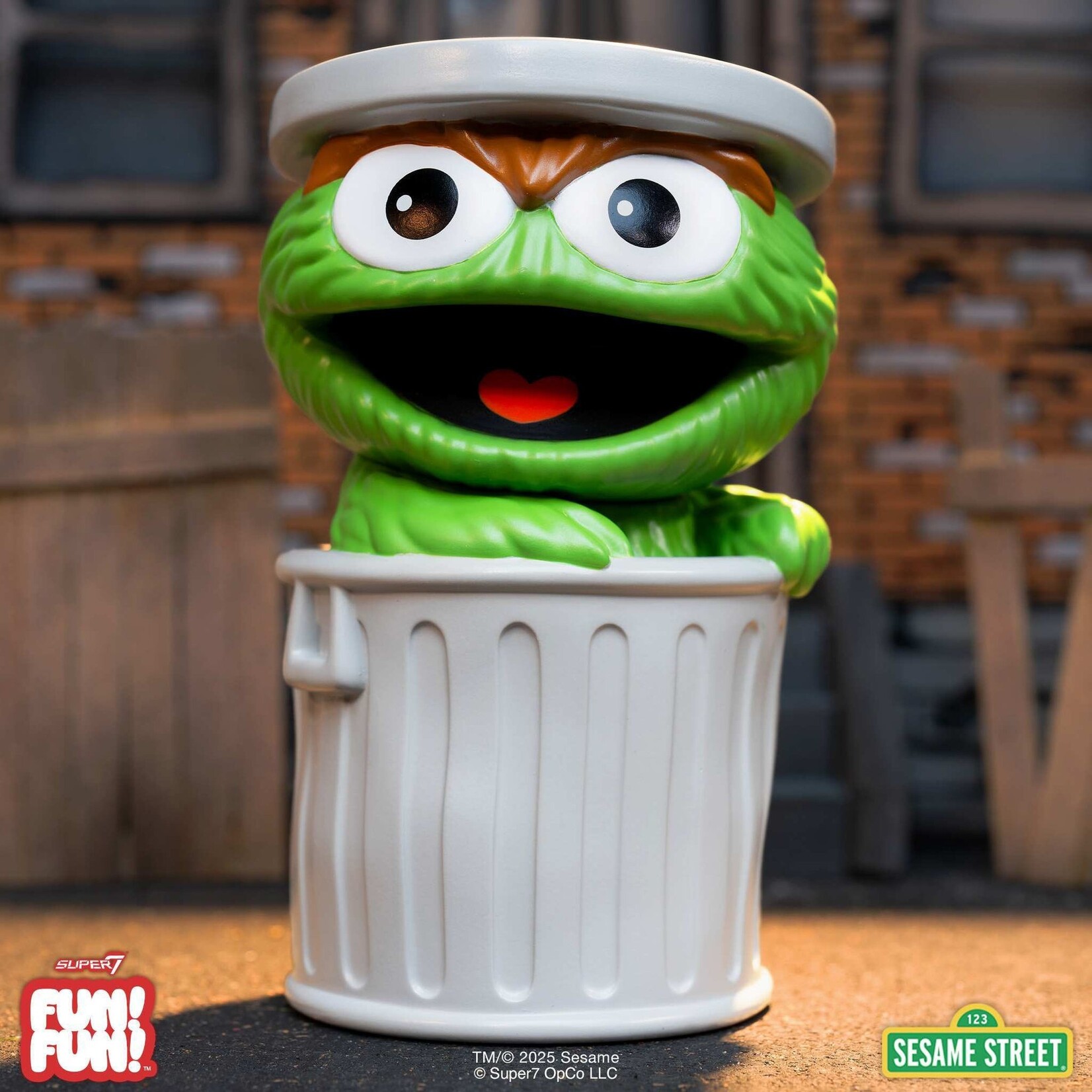 Super7 Super7 Sesame Street Soft Vinyl Figure Oscar the Grouch 18 cm