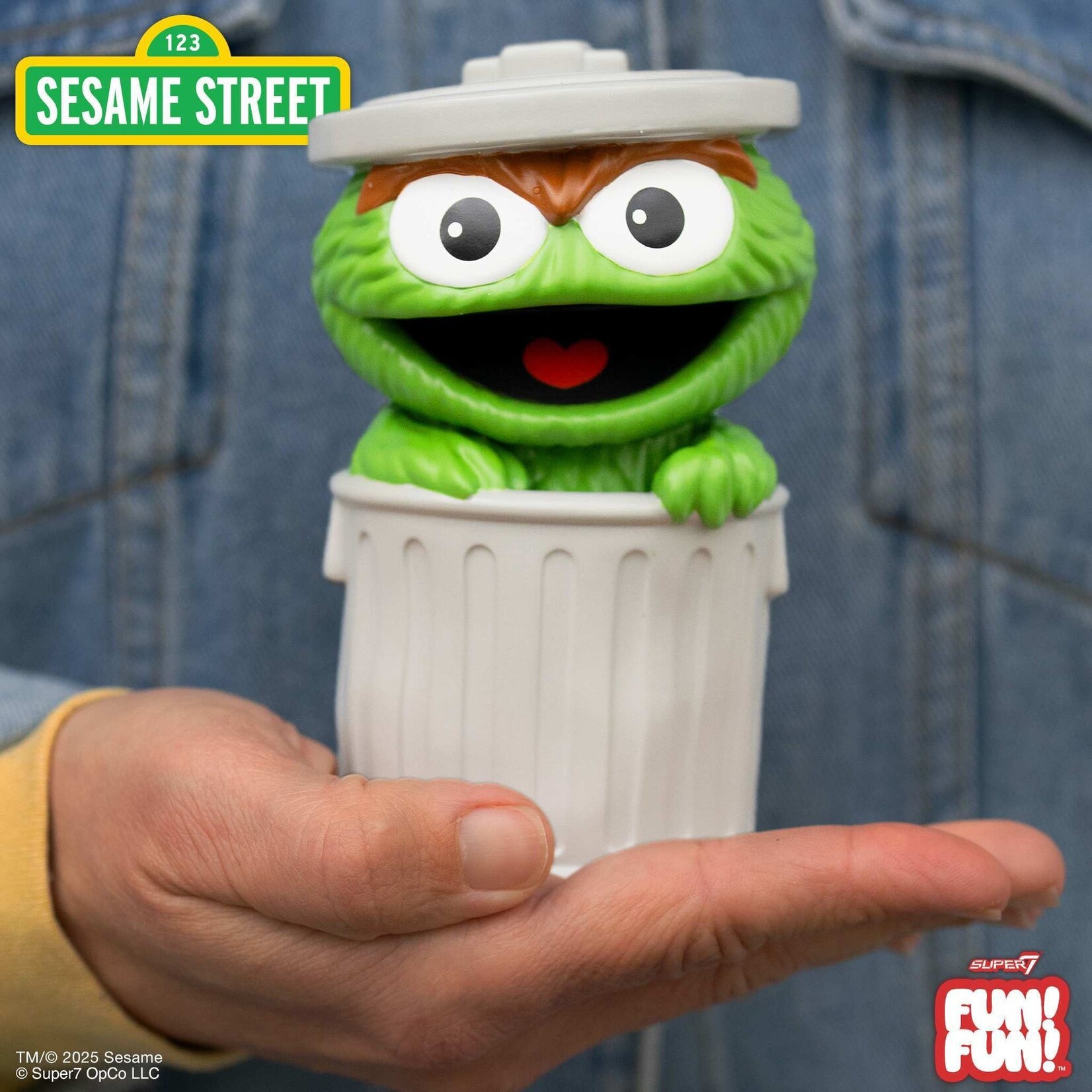 Super7 Super7 Sesame Street Soft Vinyl Figure Oscar the Grouch 18 cm