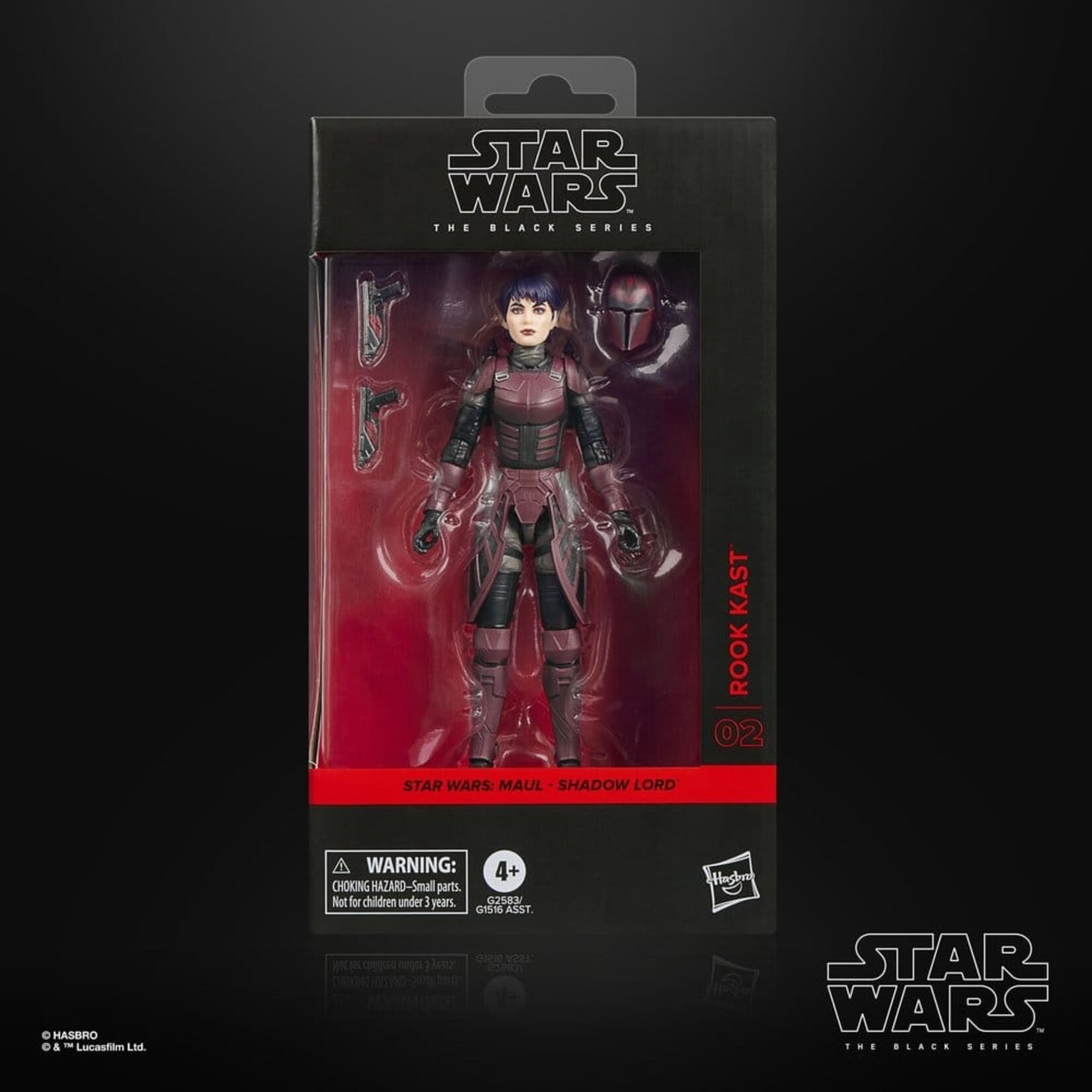 Hasbro Hasbro Star Wars Maul Black Series Action Figure Rook Kast 15 cm