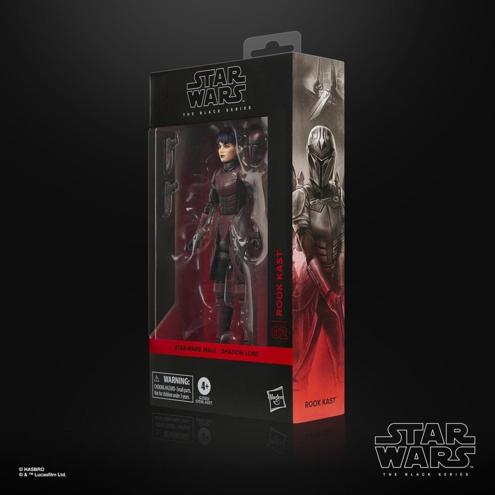 Hasbro Hasbro Star Wars Maul Black Series Action Figure Rook Kast 15 cm