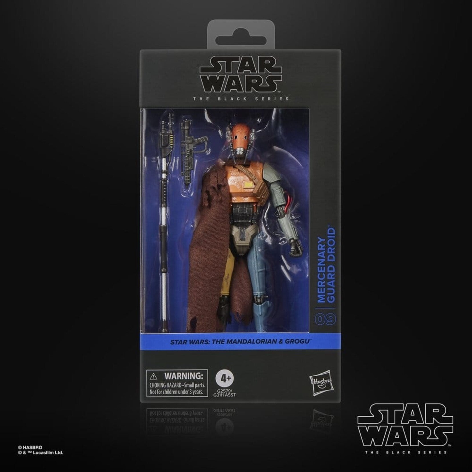Hasbro Hasbro Star Wars The Mandalorian & Grogu Black Series Action Figure Mercenary Guard Droid 15 cm