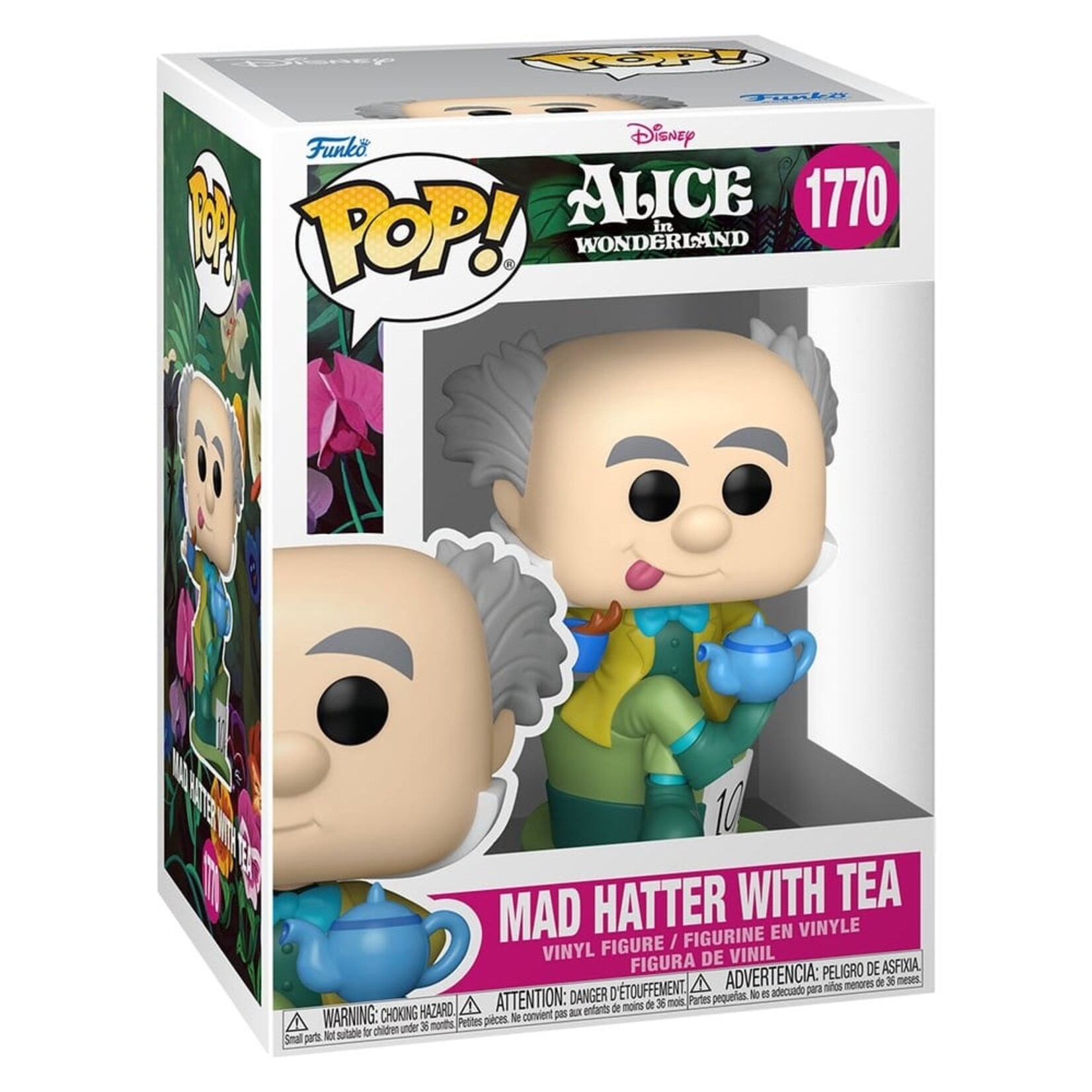 Funko Funko Disney Alice in Wonderland POP! Vinyl Figure Mad Hatter with Tea 9 cm