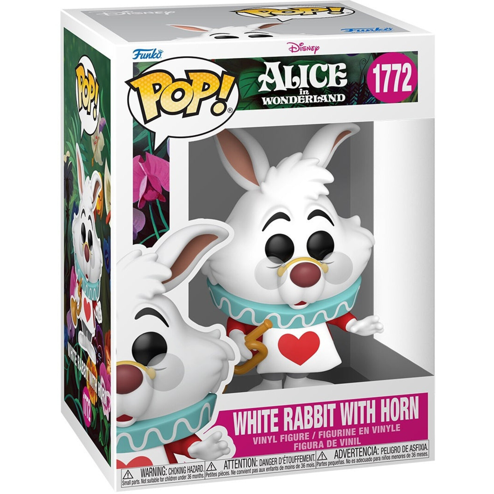 Funko Funko Disney Alice in Wonderland POP! Vinyl Figure White Rabbit with Horn 9 cm