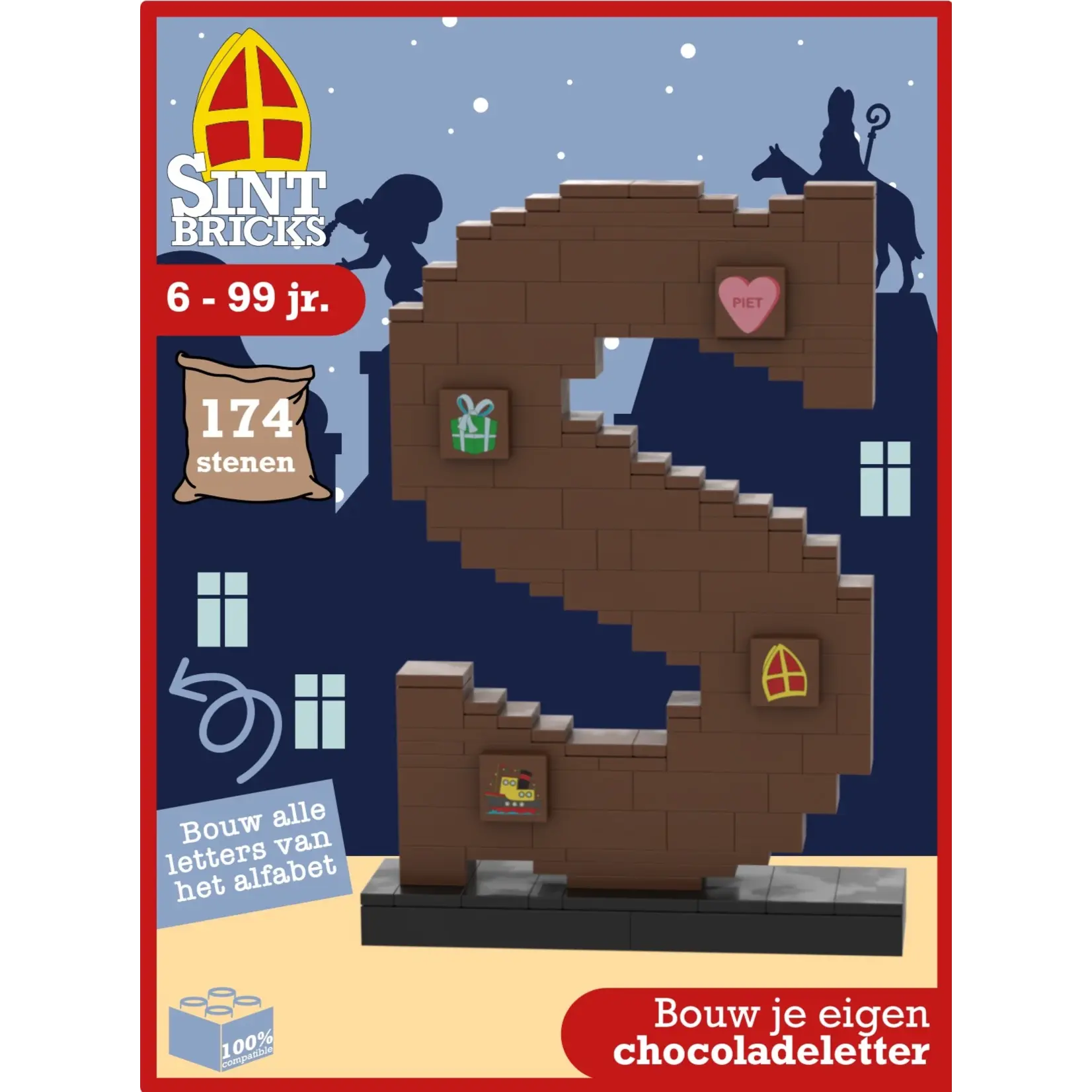 Sintbricks Sintbricks Build Your Own Chocolate Letter