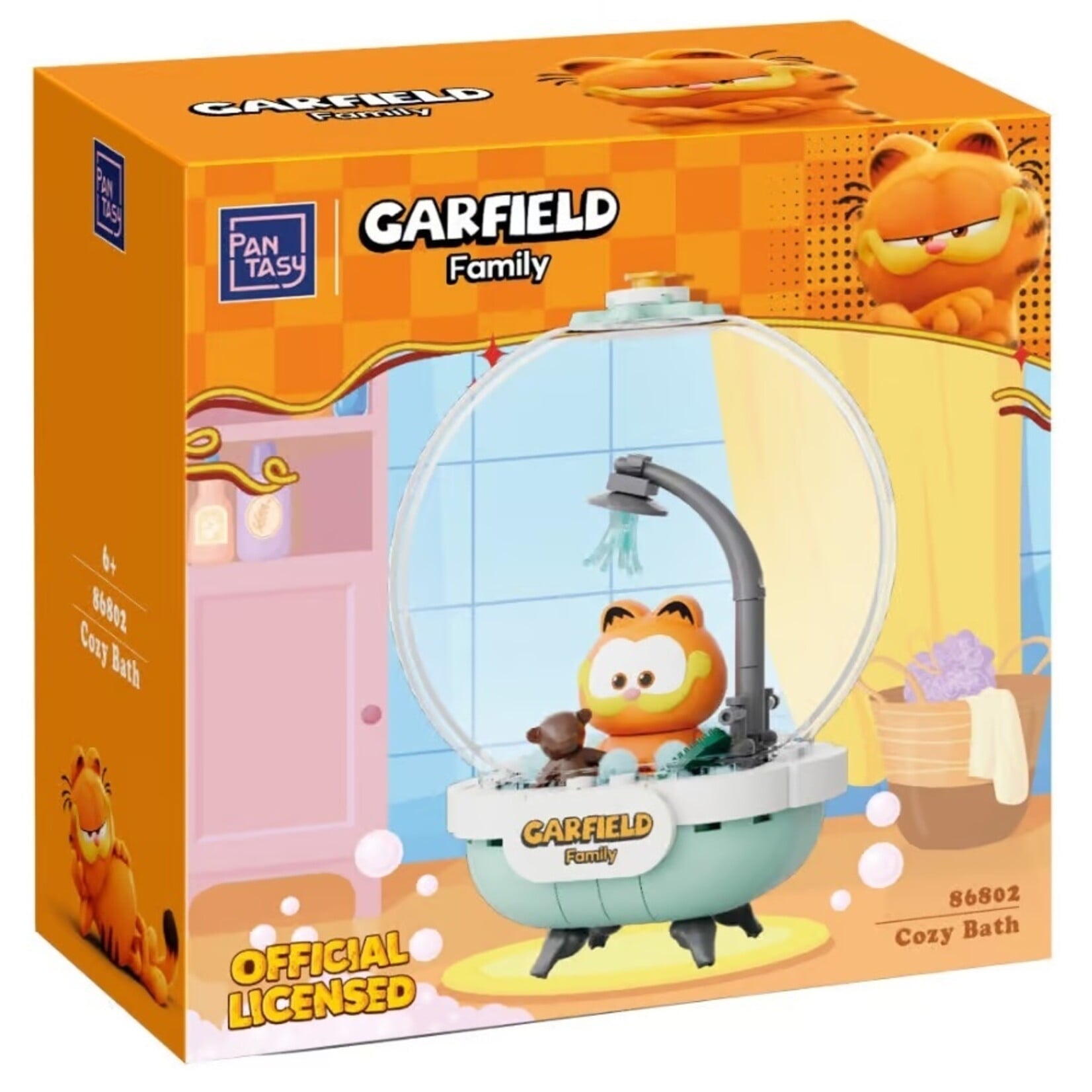 Pantasy Pantasy Garfield Cozy Bath 140pcs (86802)