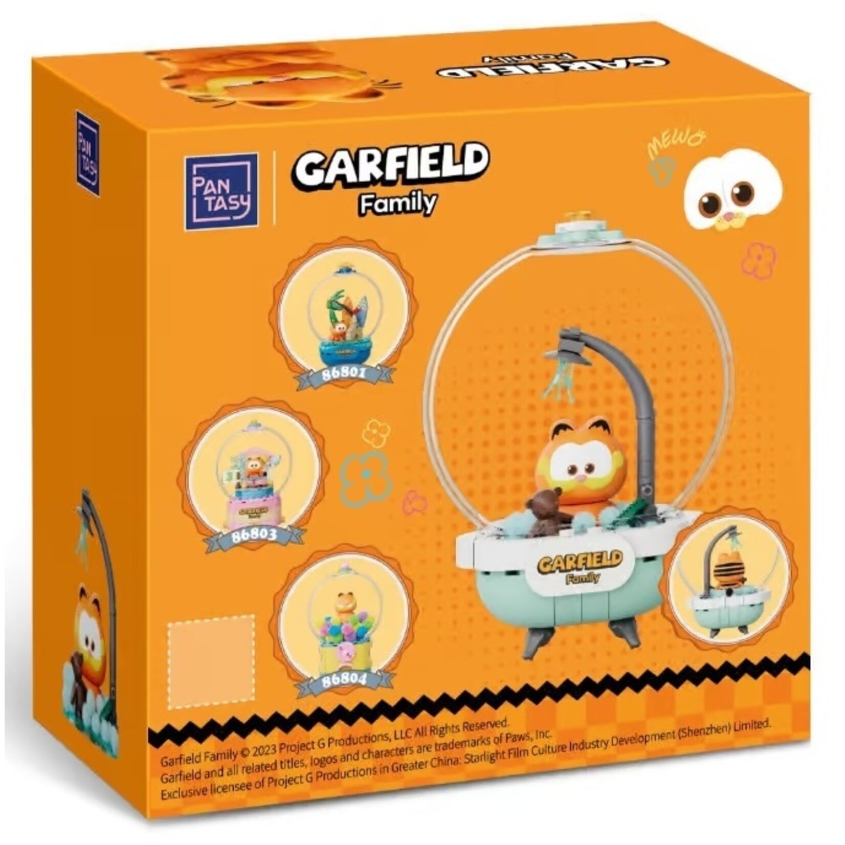Pantasy Pantasy Garfield Cozy Bath 140pcs (86802)