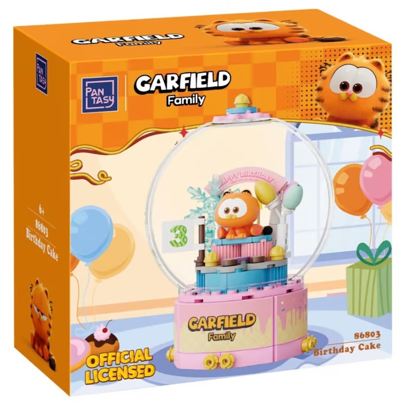 Pantasy Pantasy Garfield Birthday Cake 115pcs (86803)