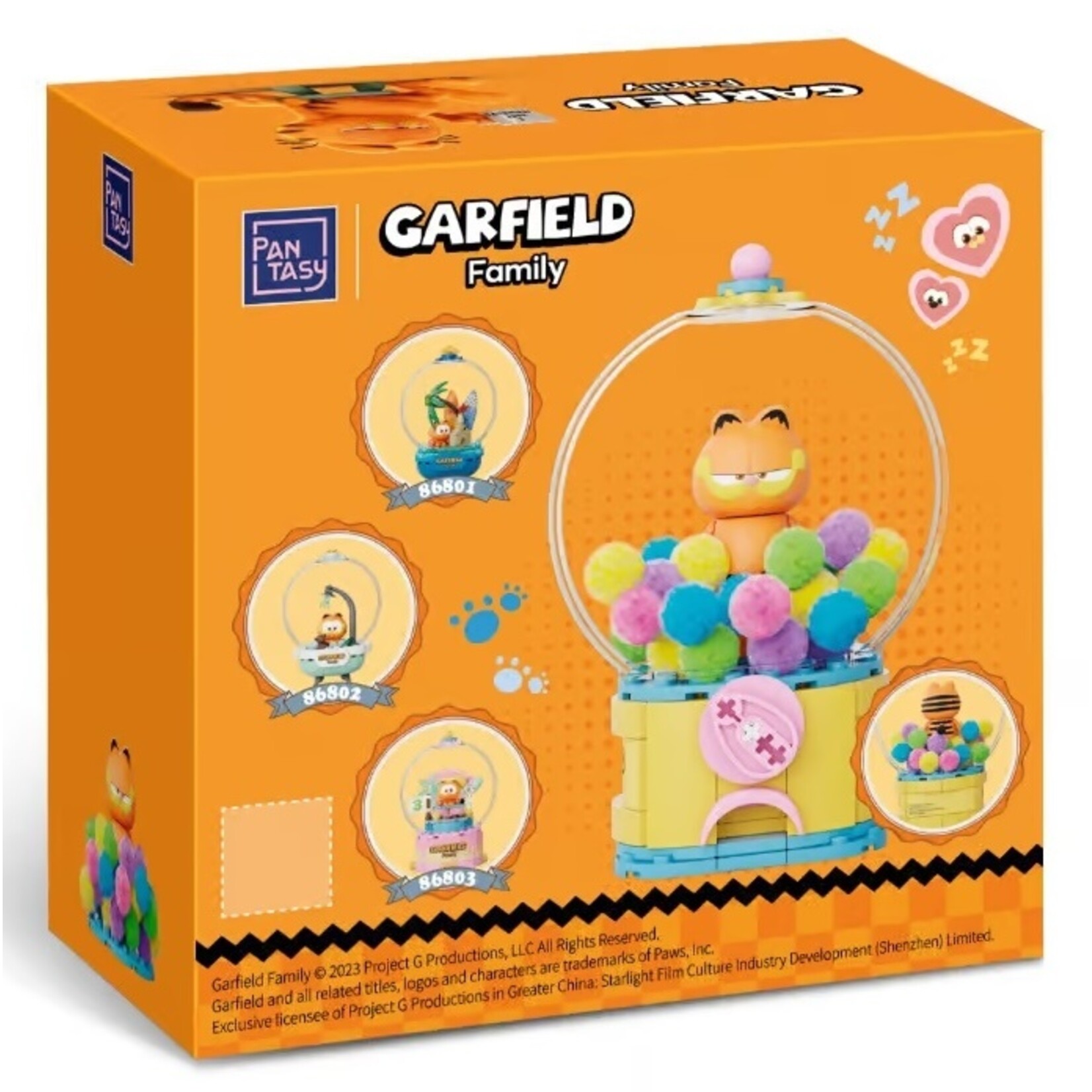 Pantasy Pantasy Garfield Gumball Machine 128pcs (86804)