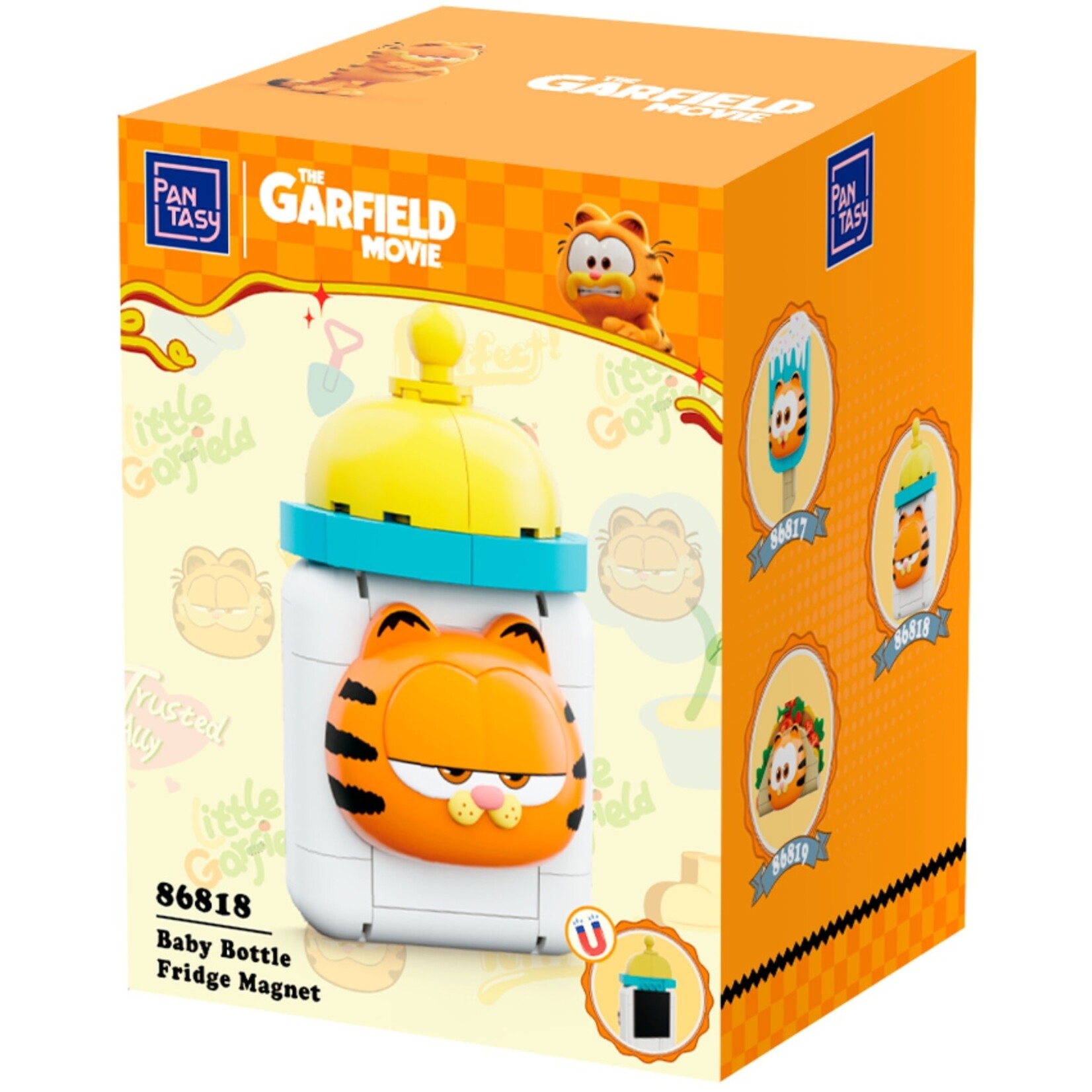 Pantasy Pantasy Garfield Baby Botle Fridge Magnet 47pcs (86818)