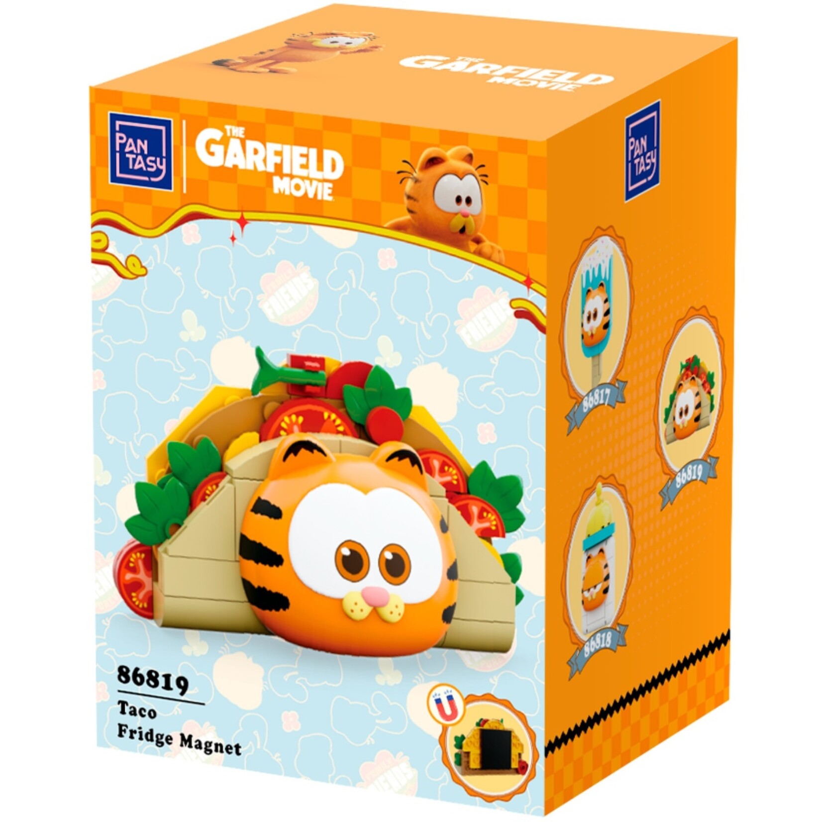 Pantasy Pantasy Garfield Taco Fridge Magnet 51pcs (86819)