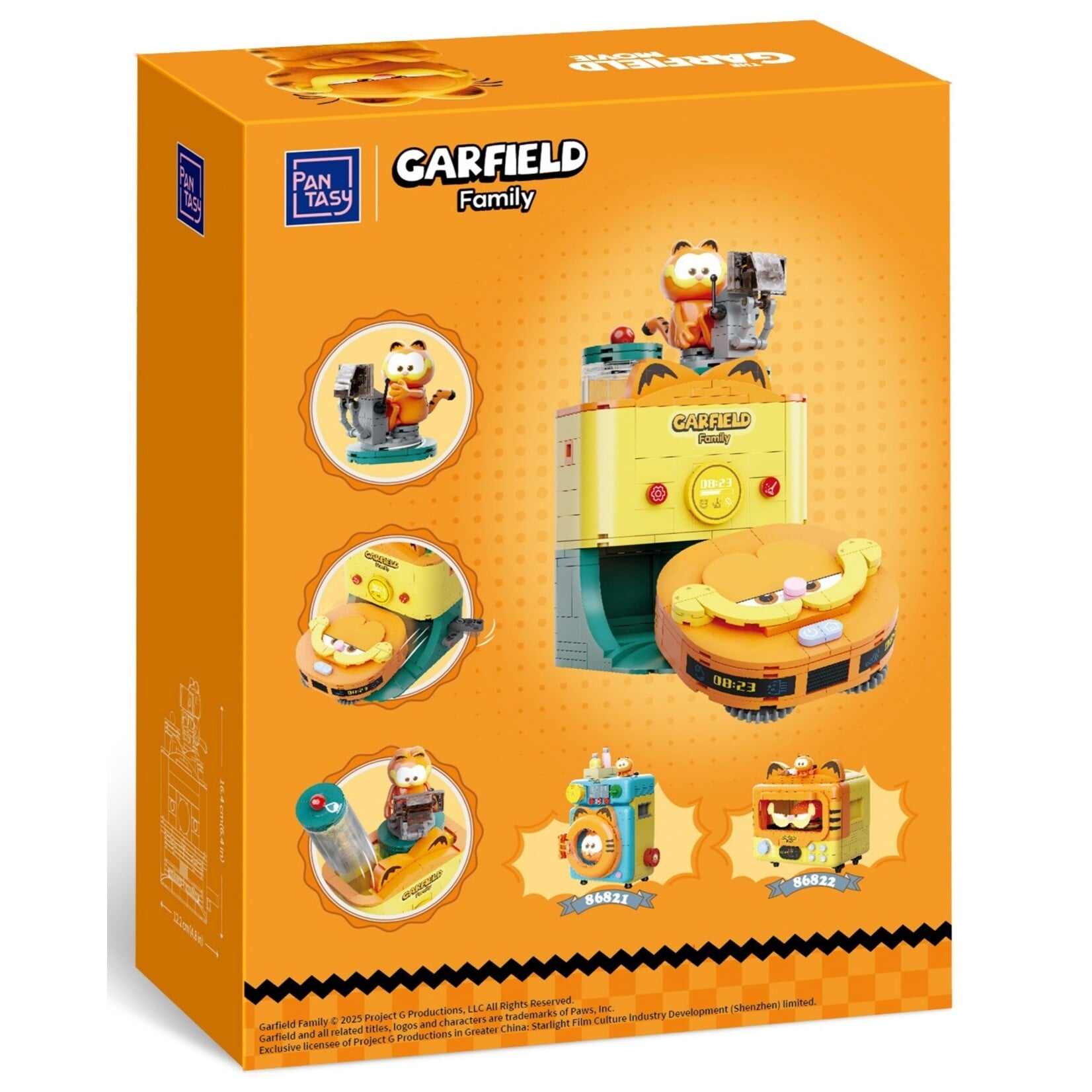 Pantasy Pantasy Garfield Robot Vacuum 304pcs (86823)