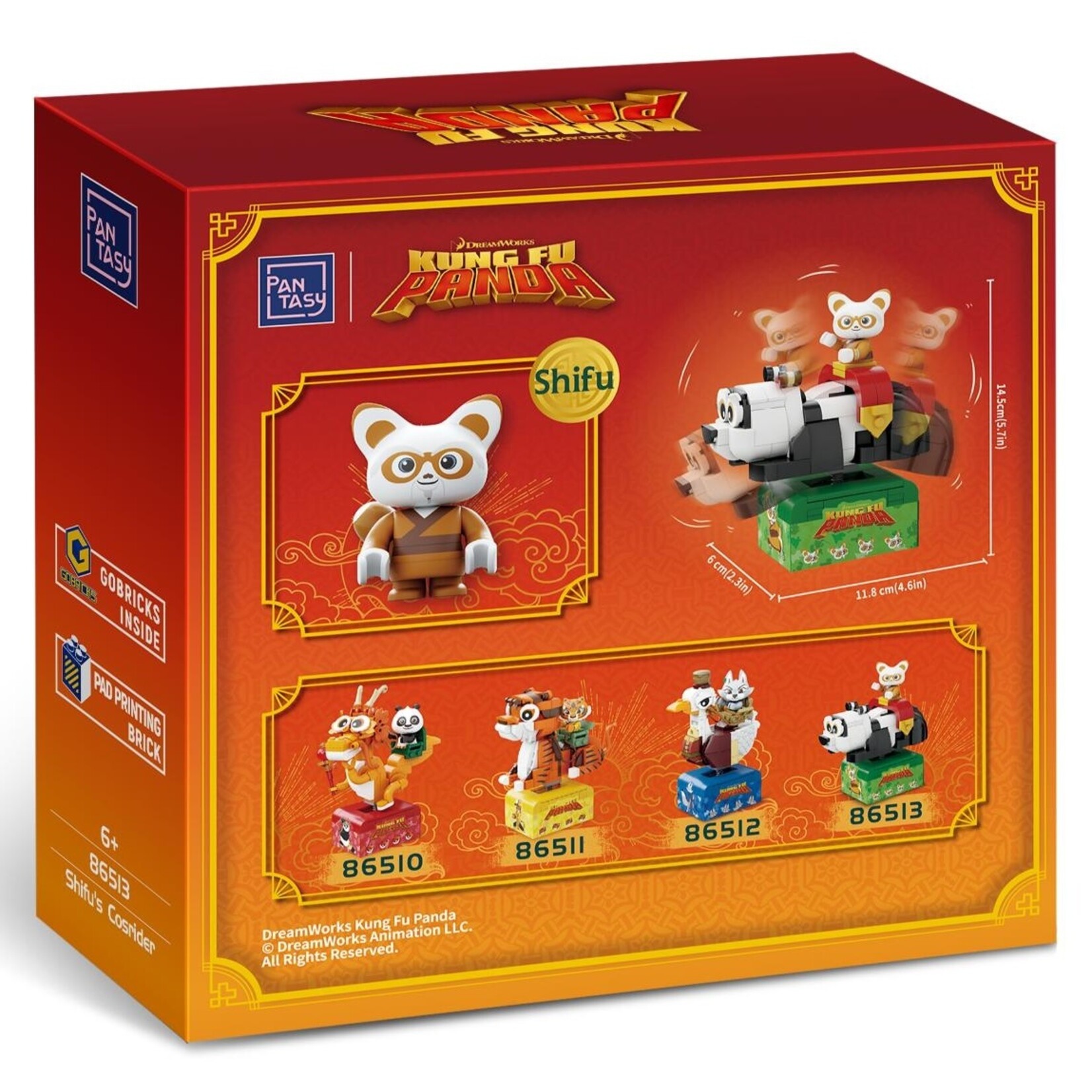 Pantasy Pantasy Kung Fu Panda Shifu's Cosrider 183pcs (86513)