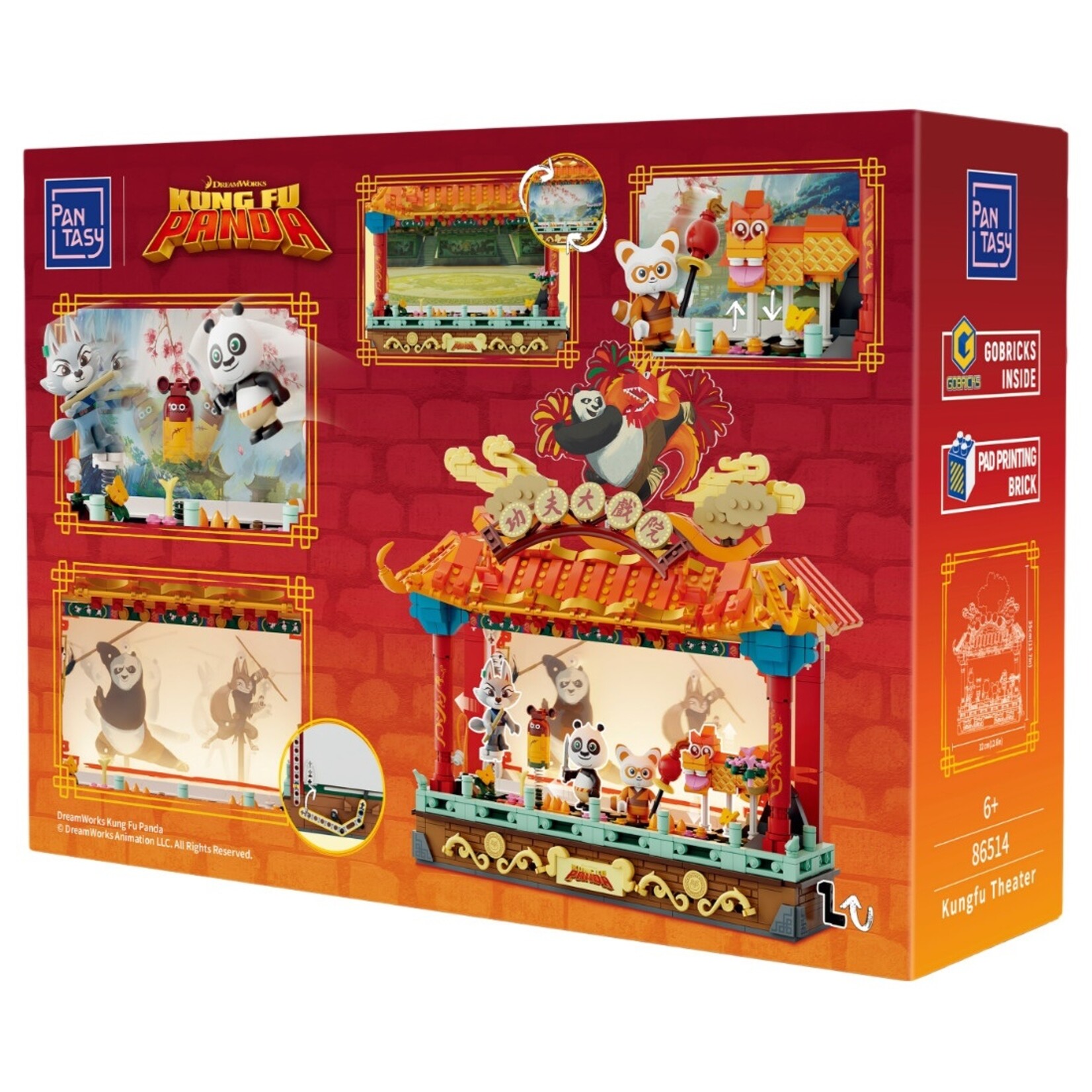 Pantasy Pantasy Kung Fu Panda Kungfu Theater 944pcs (86514)