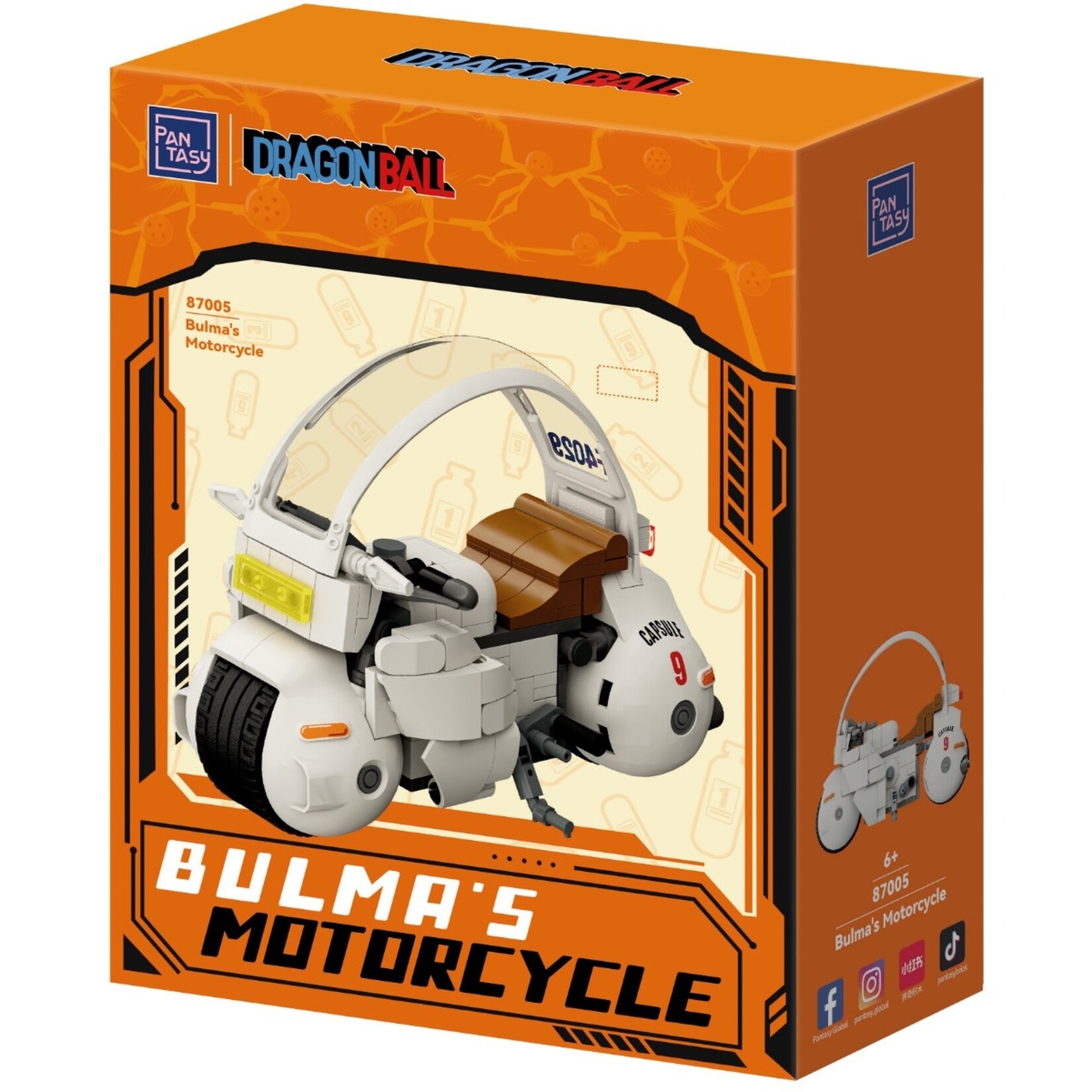 Pantasy Pantasy Dragon Ball Z Bulma’s Motorcycle 213pcs (87005)