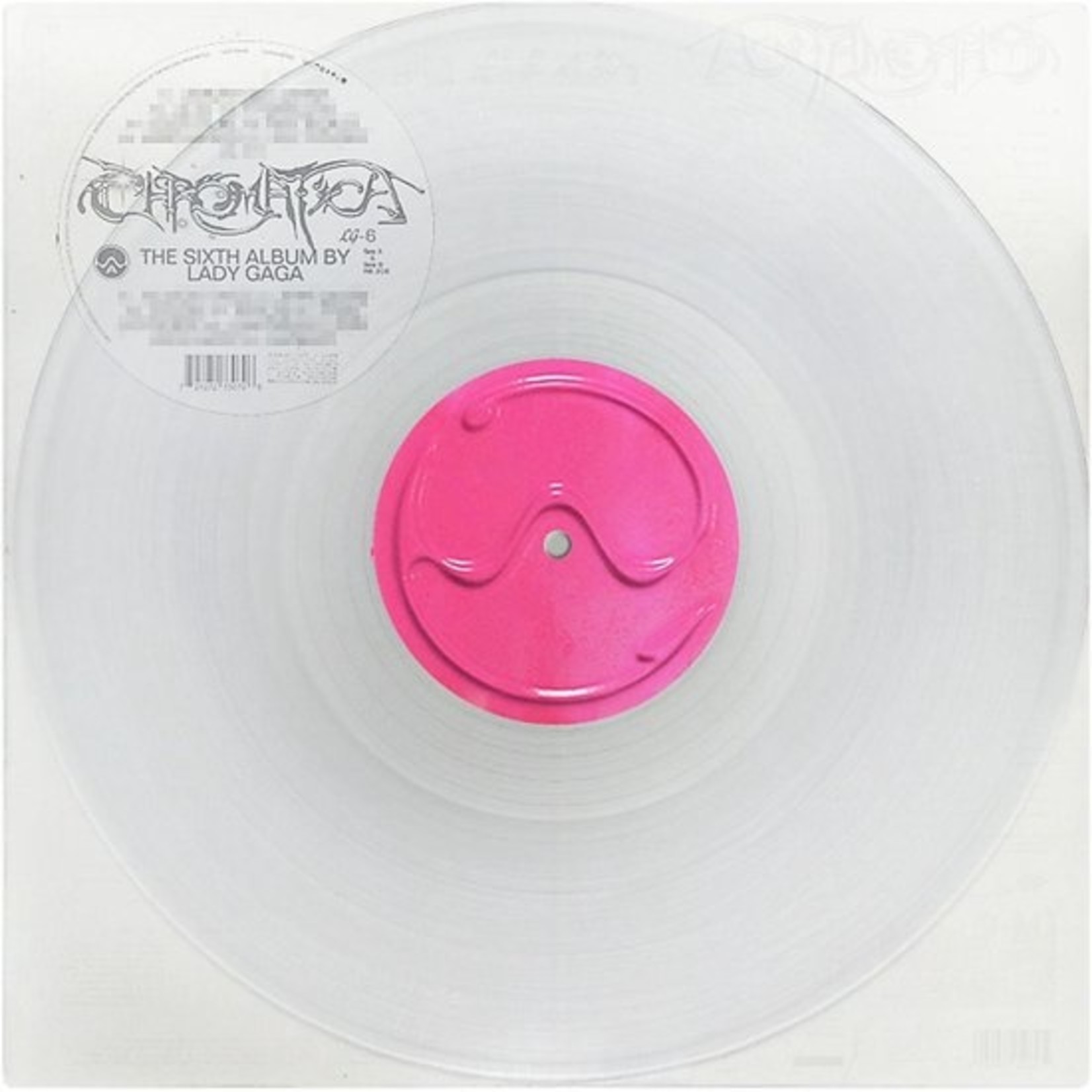 LADY GAGA CHROMATICA  Milky Clear Vinyl 1-LP