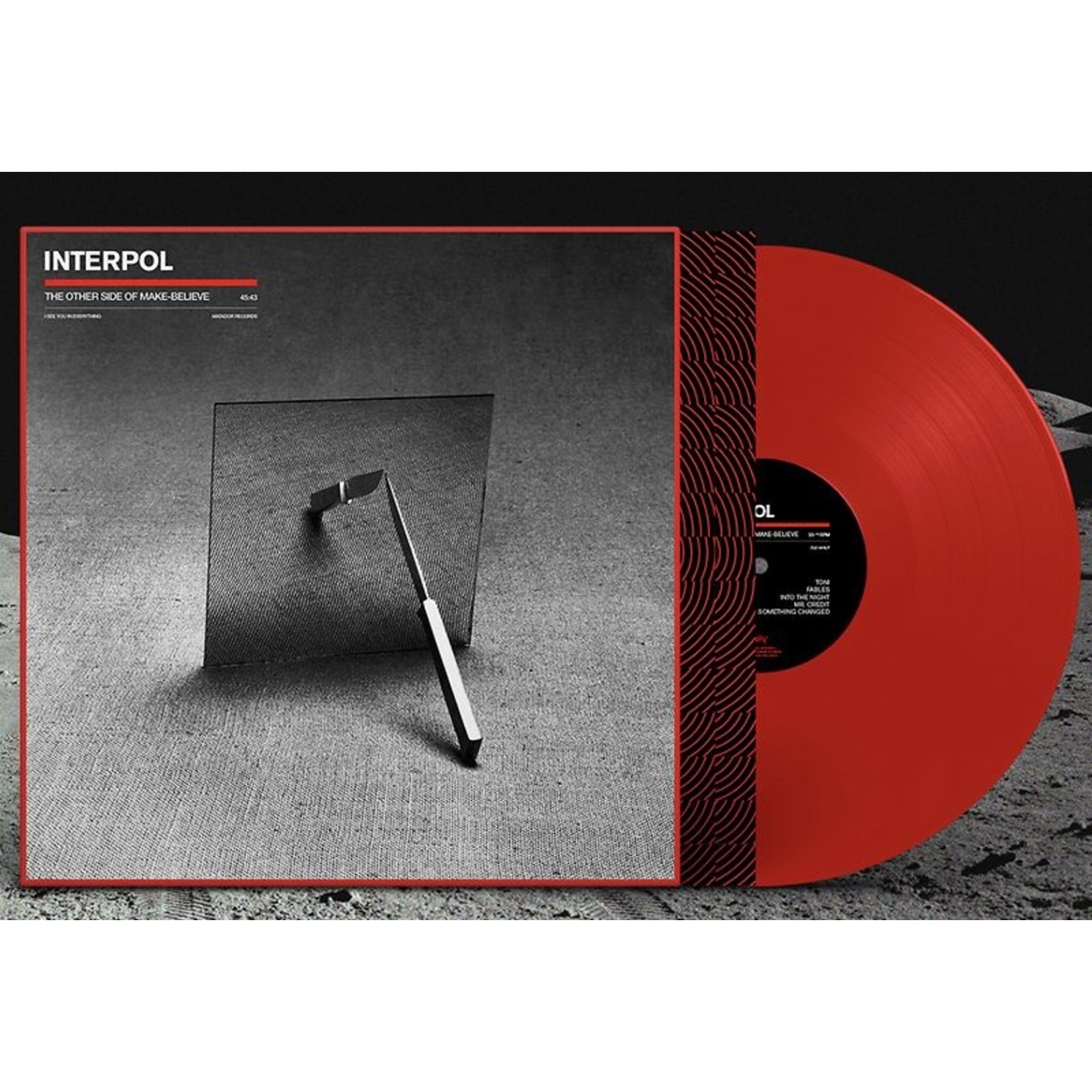 INTERPOL - OTHER SIDE OF MAKE-BELIEVE - COLORED RED LP