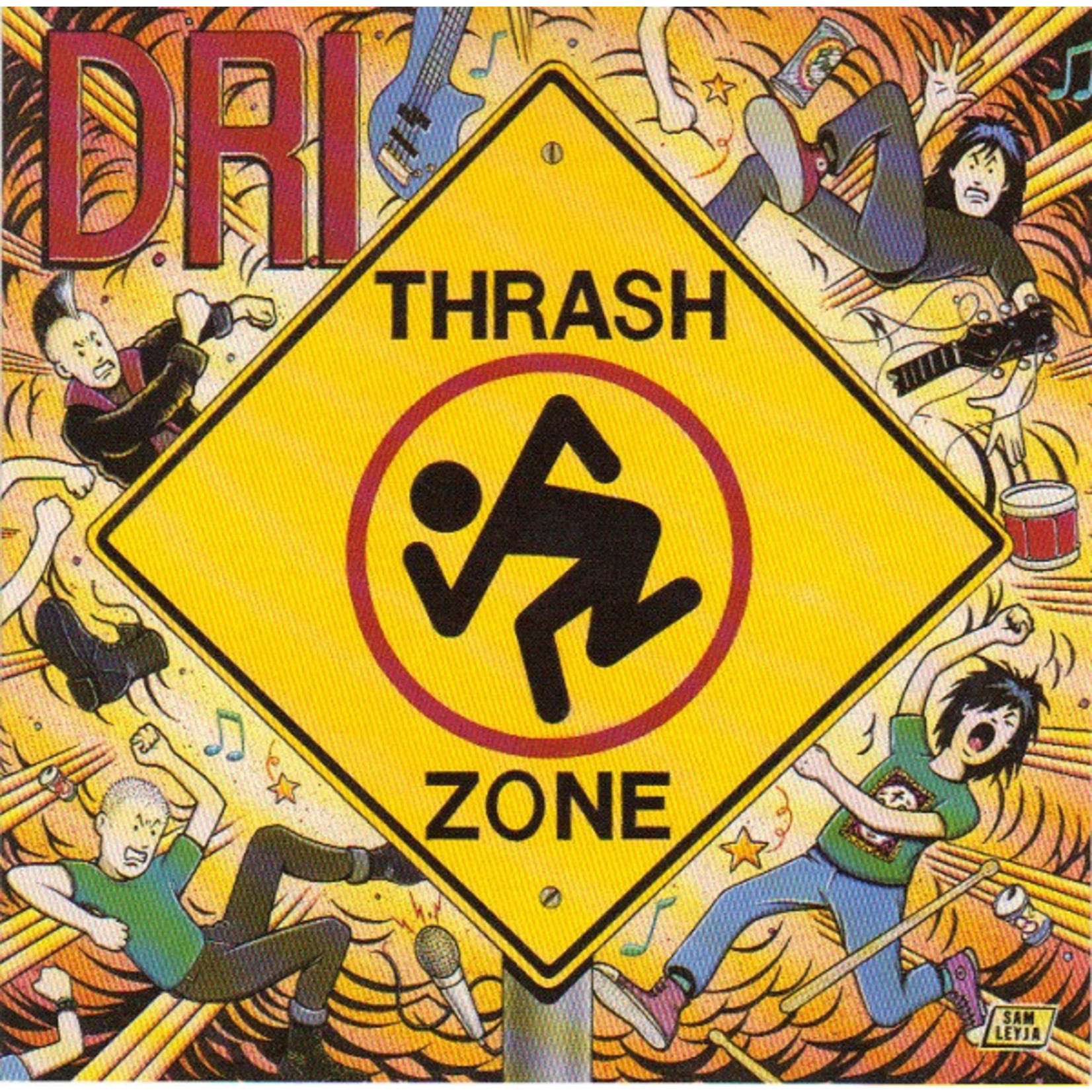 D.R.I - thrash zone LP (original pressing)
