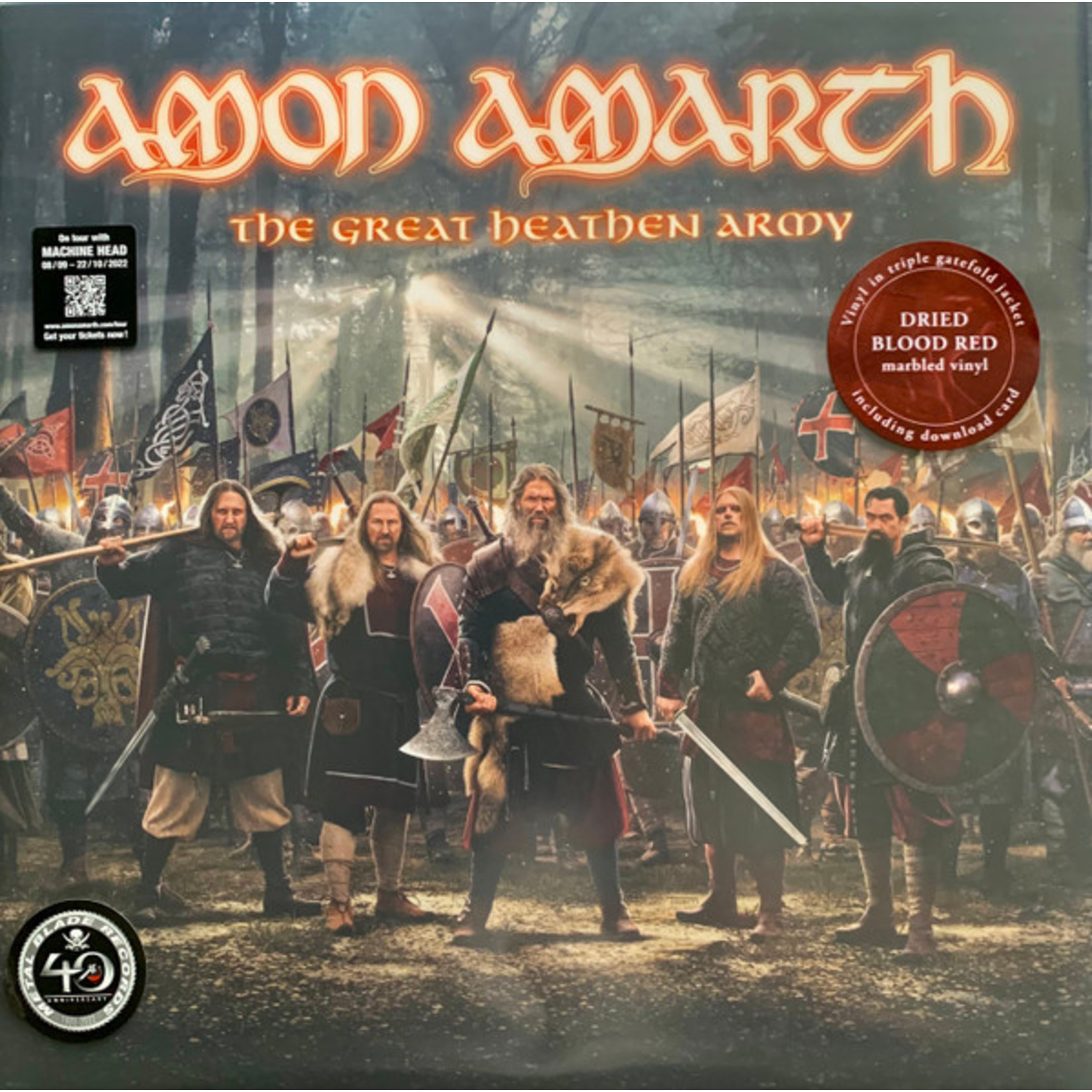 AMON AMARTH - the great heathen army LP (color LTD)