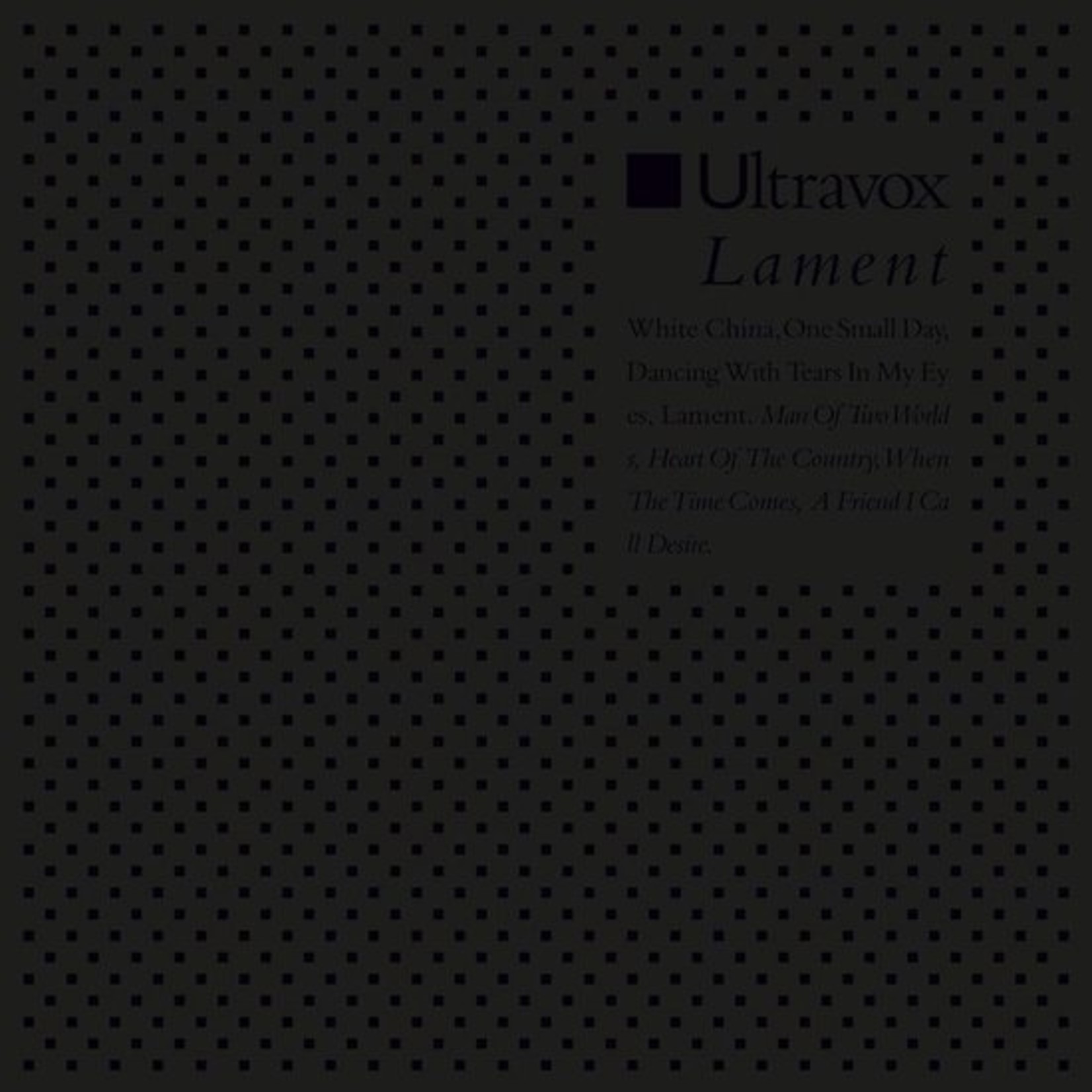ULTRAVOX -lament LP